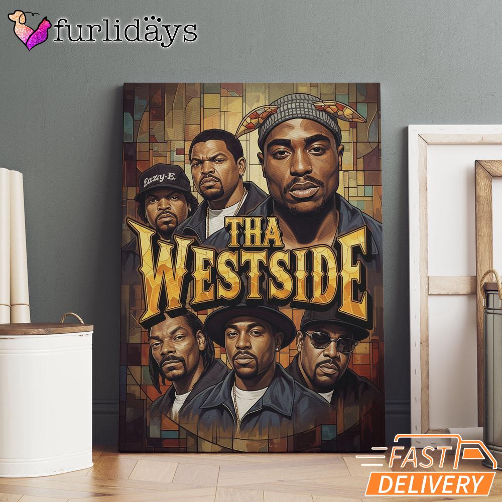 Tha Westside Legends Color Canvas, Rap Lengends Poster