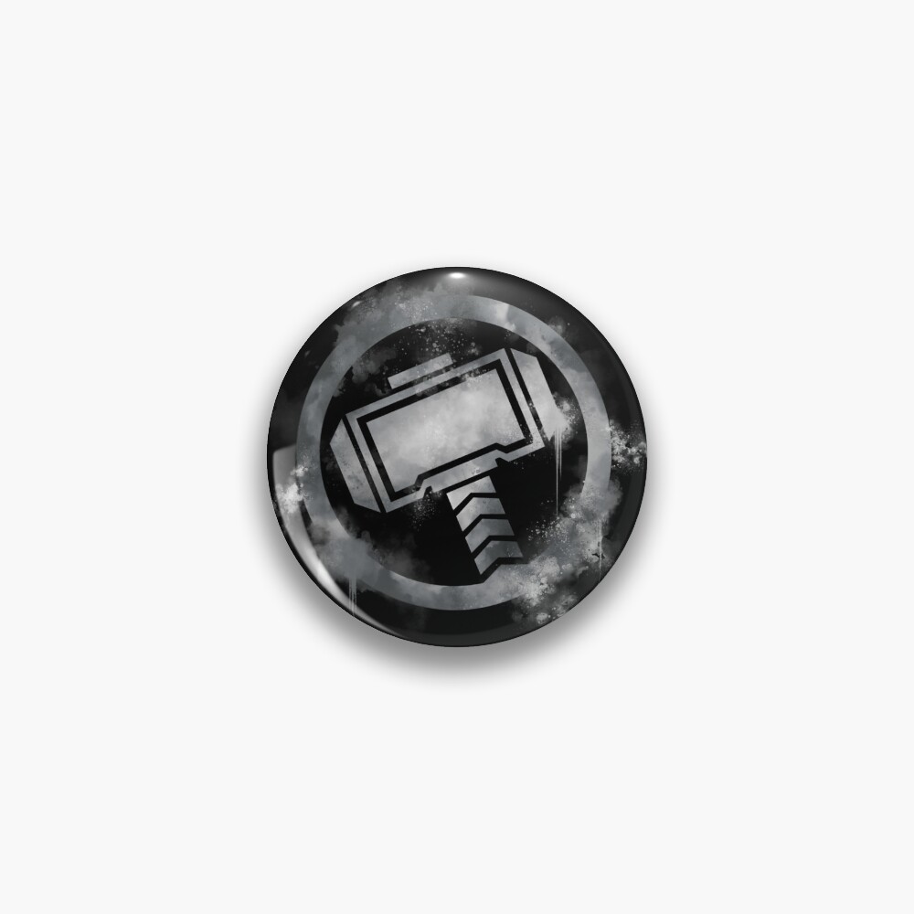 Thorrrrrr Spray Paint Logo Pin