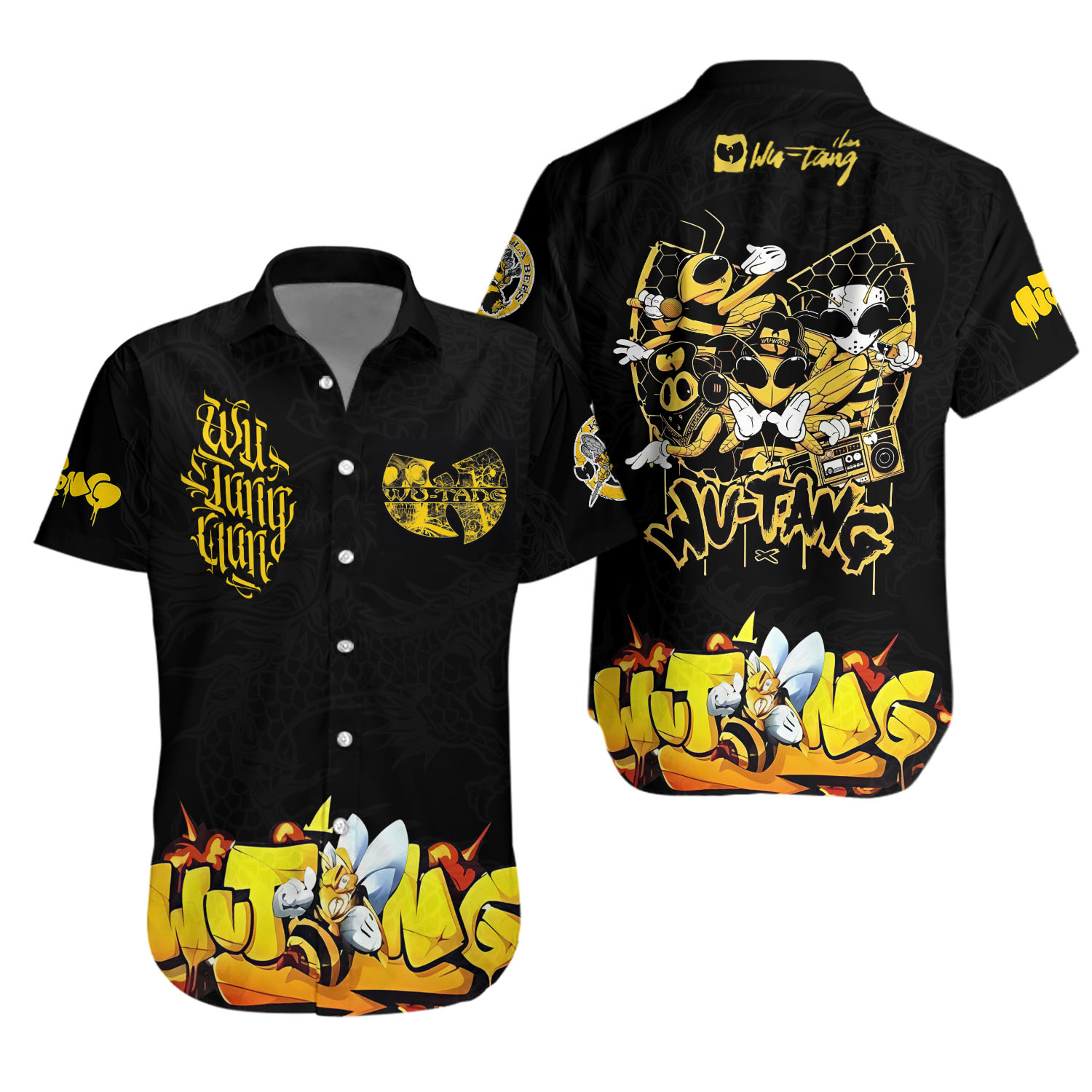 WUtan Clan Bee Hawaiian Shirt
