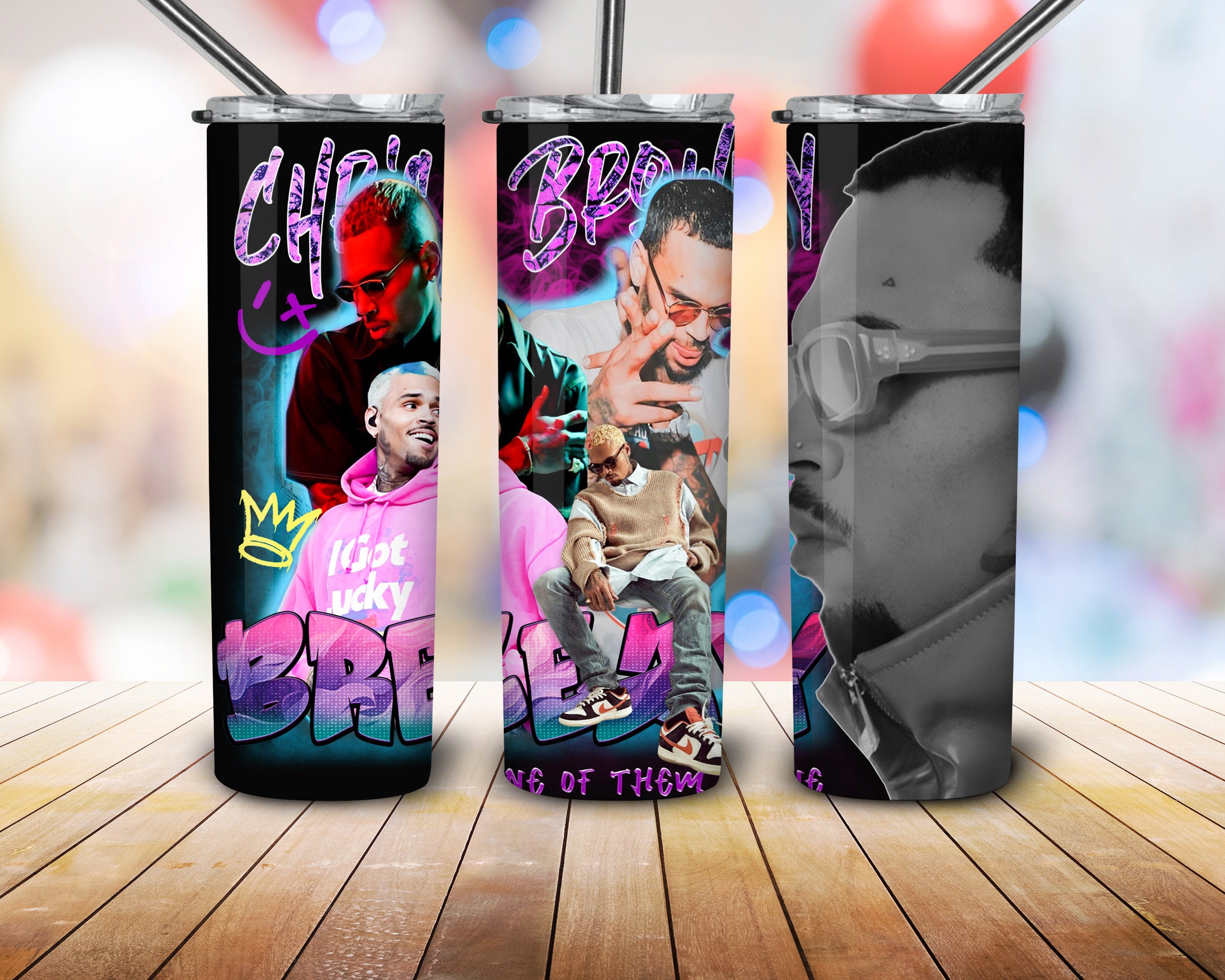 Chris B 1111 Tour 2024 Tumbler , Chris Brown Fan 20oz Skinny Tumbler, Chris Brown 2024 Concert, Chris Brown Tumbler With Lid And Straw