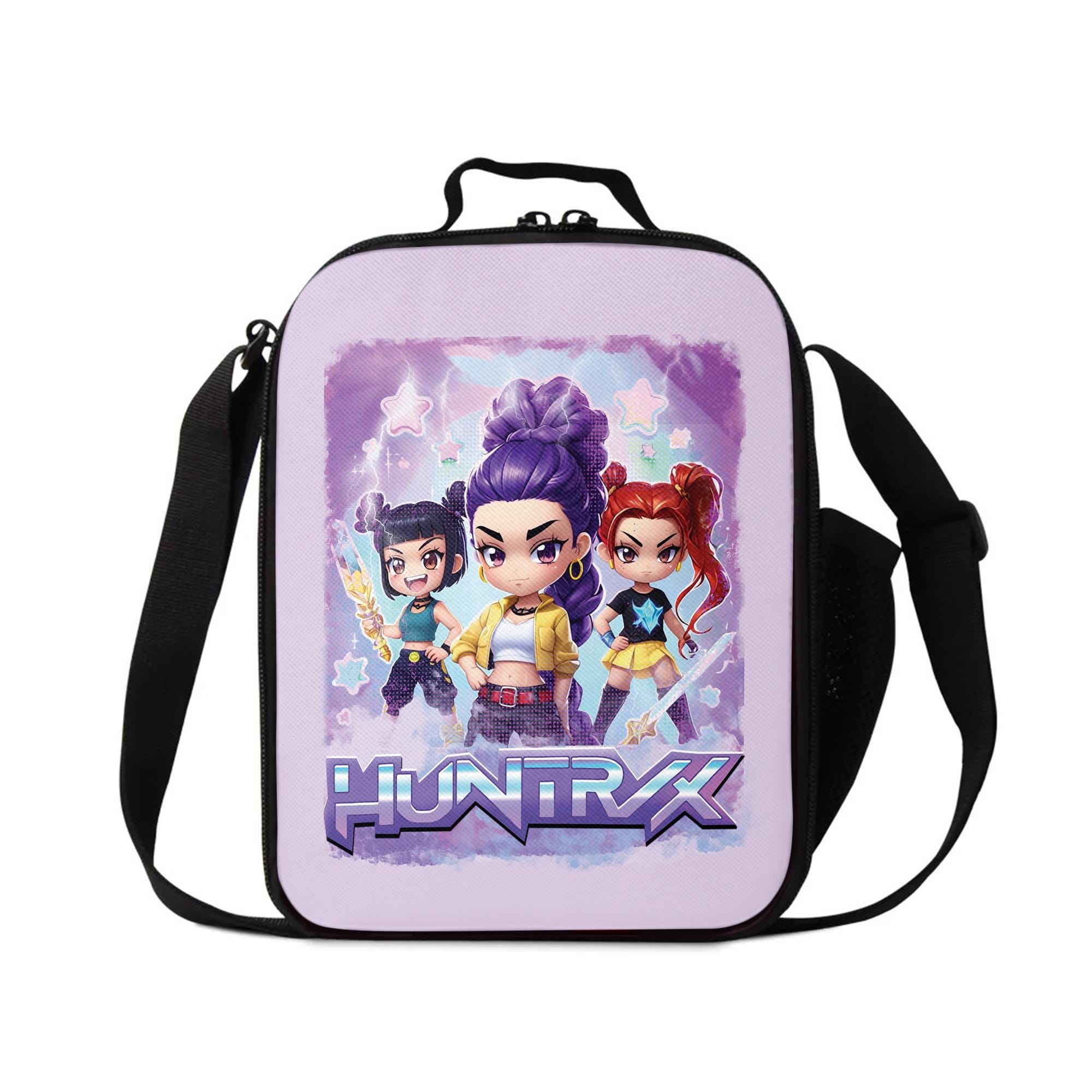 Anime Kpop Demon Hunters Lunch Bag, Kids School Lunchbox, Kpop Idol Group Lunch Bag