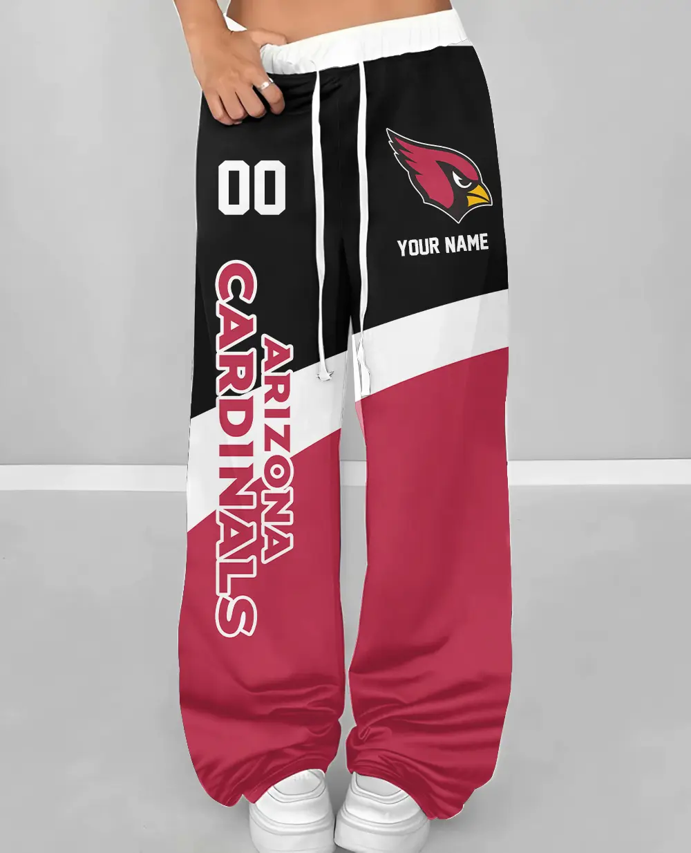 Arizonna Cardinals Personalized Wide Leg Lounge Pants