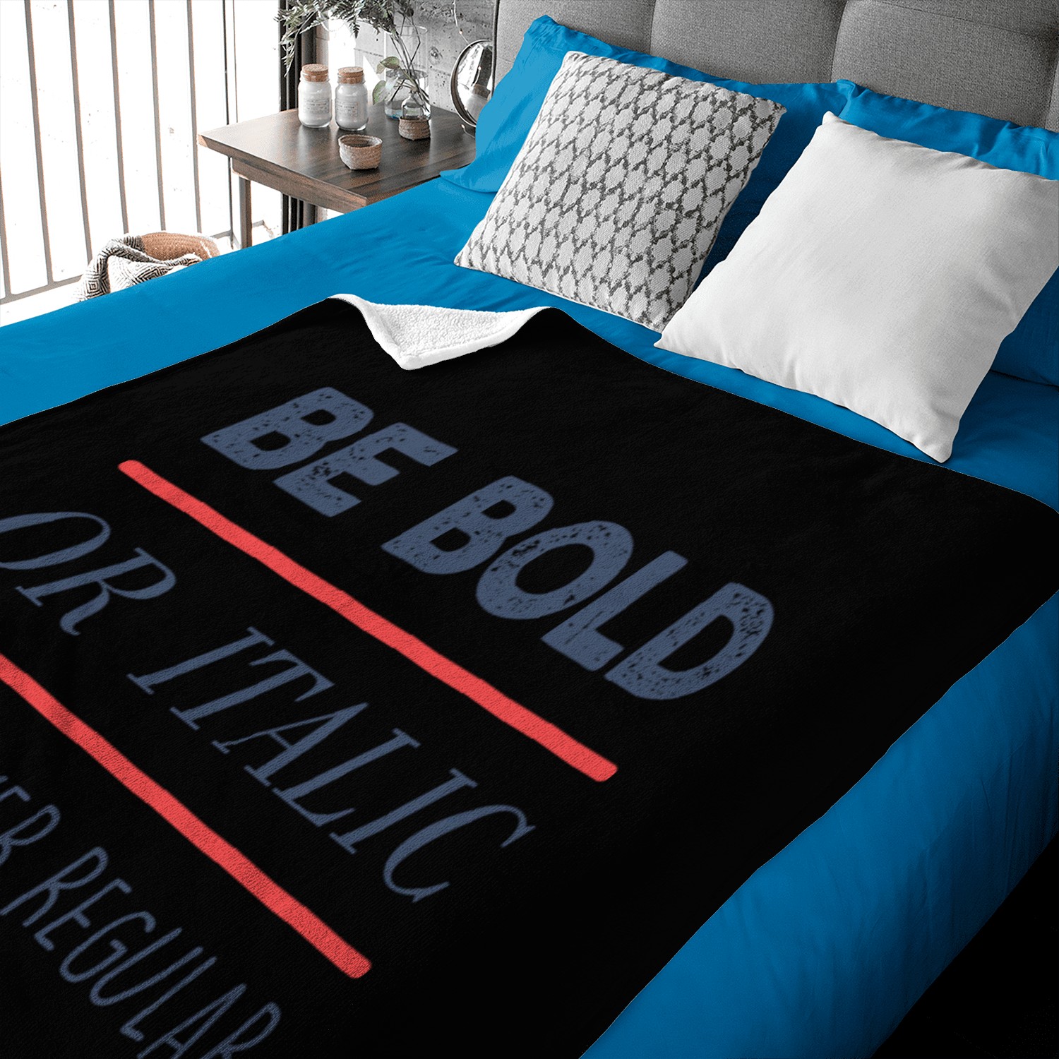 Be Bold Baby Blankets