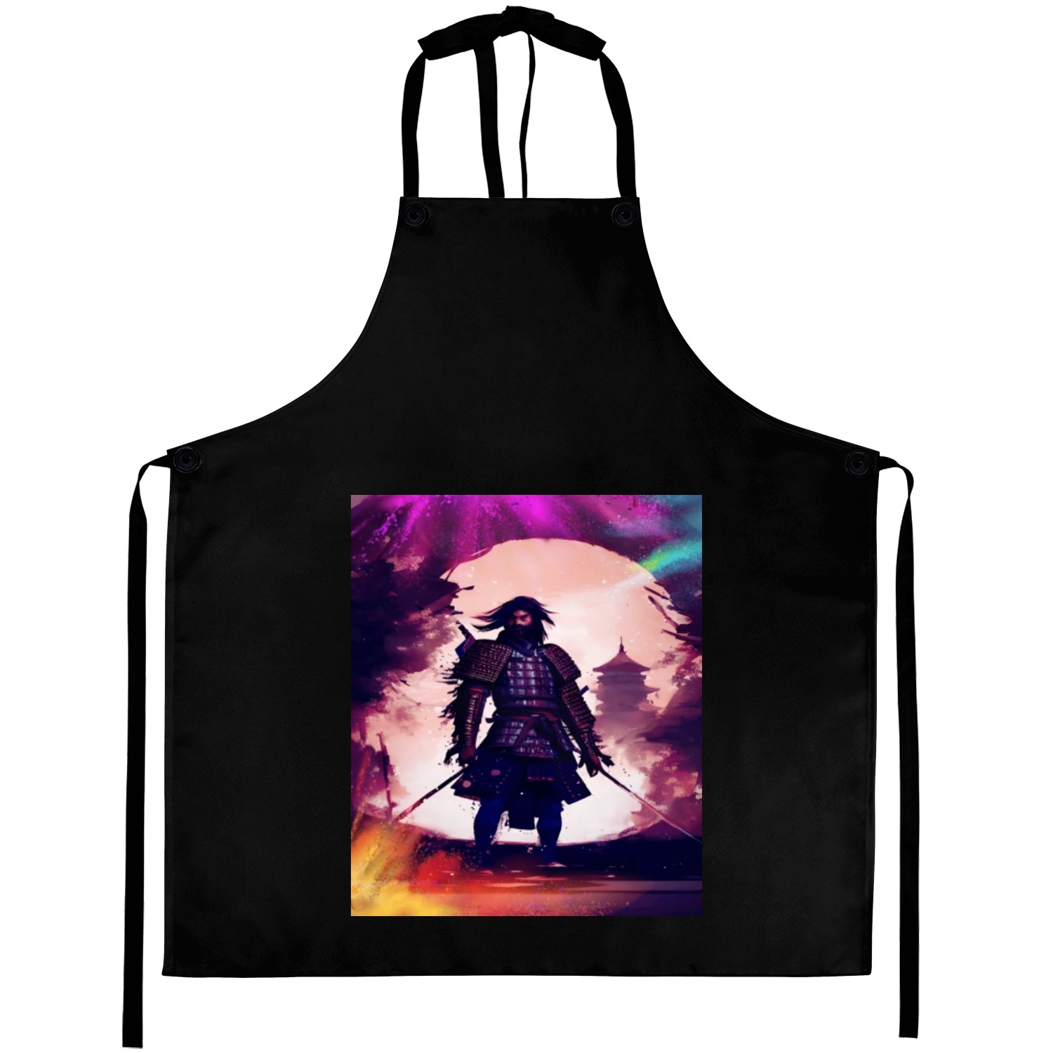 Samurai Japan Japanese Anime Katana Manga samurai Aprons