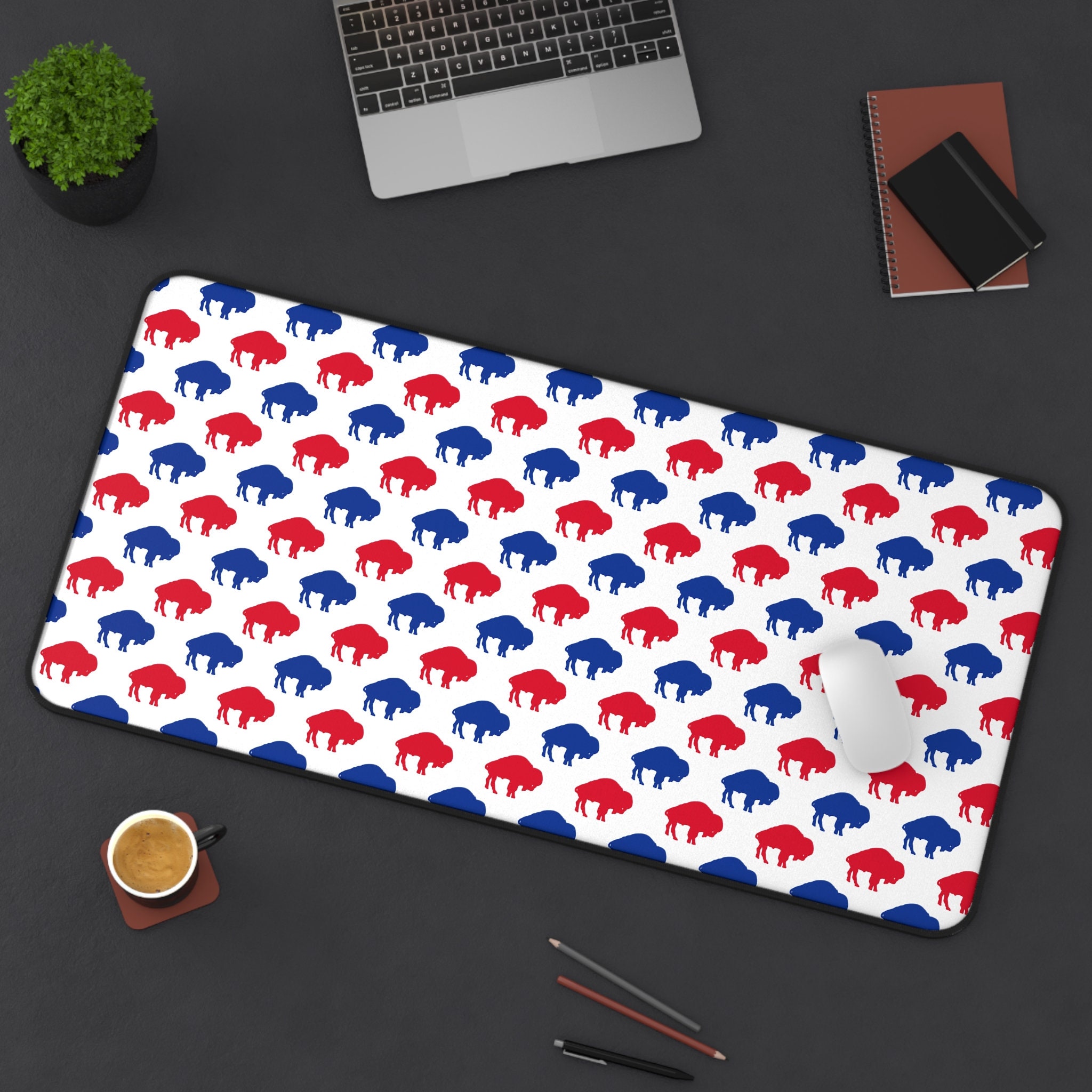 Buffalo Football Desk Mat Throwback Home Office