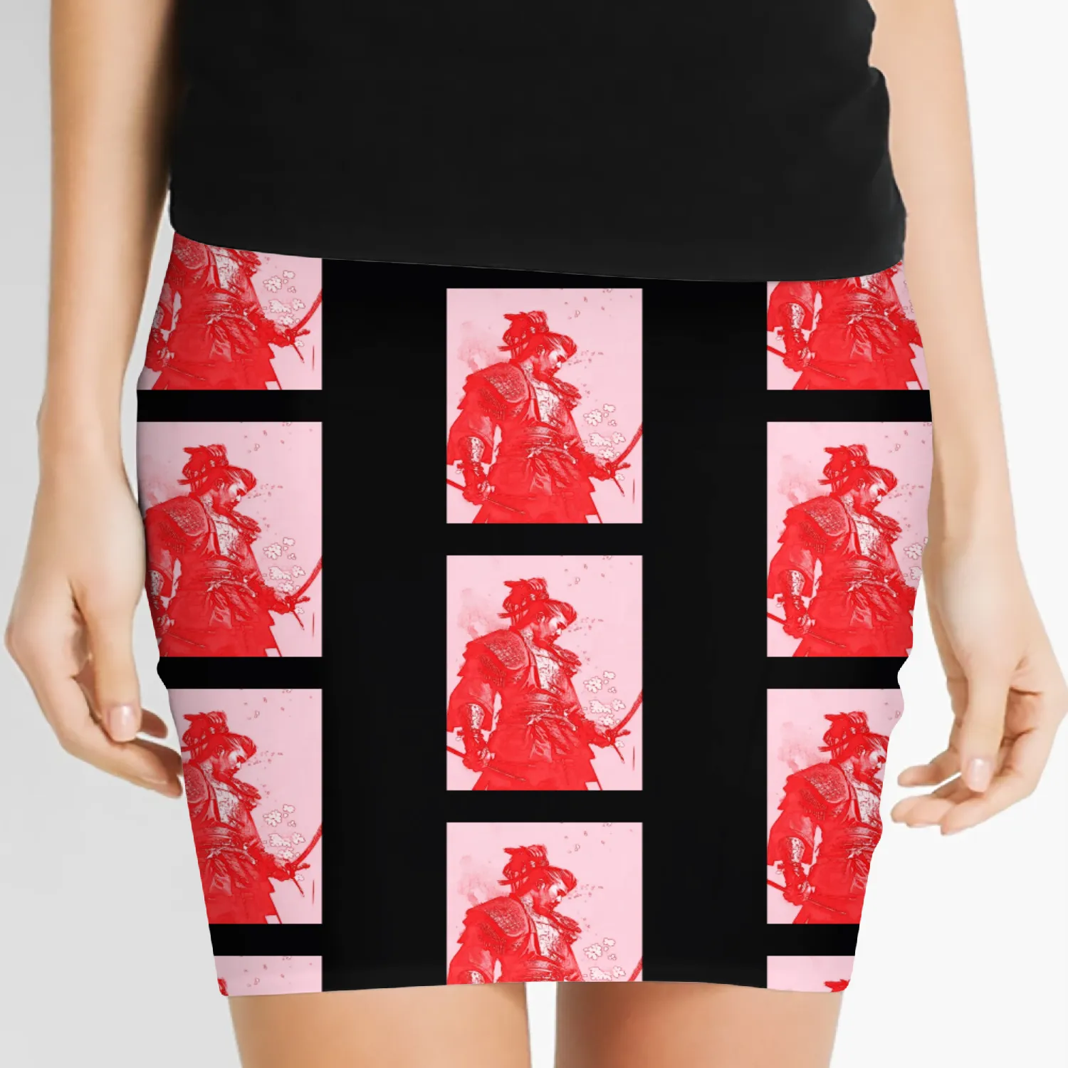 Samurai Japan Japanese Anime Katana Manga samurai Women's Mini Skirts