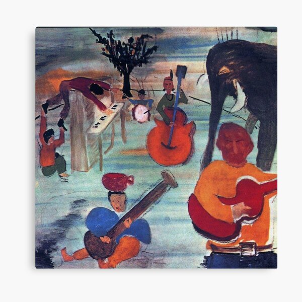 The Band Music from Big Pink (album cover) Canvas