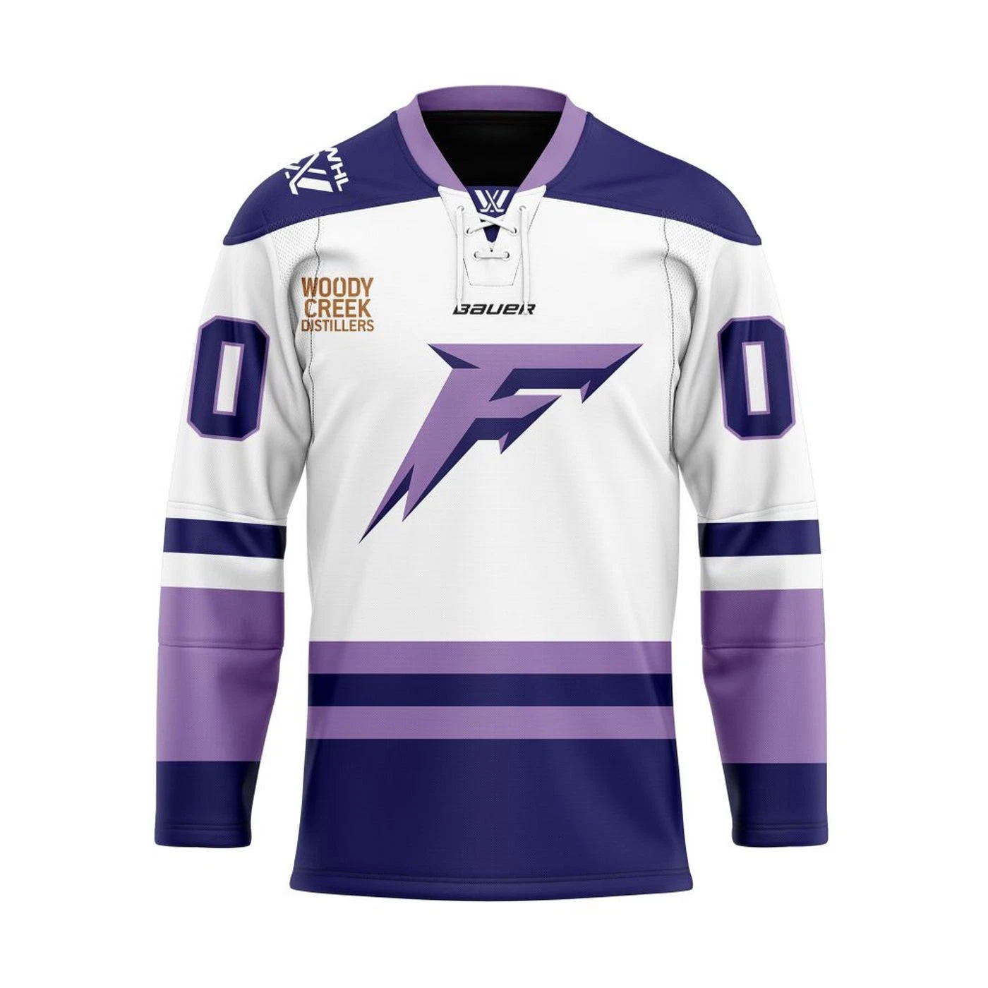 Minnesota Frost Personalized Away Lace Hockey Shirt Fan Gear