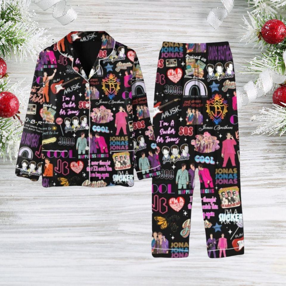 Jonas Brothers Pajamas Set, Jonas Brothers Pajamas, Jonas Pajamas