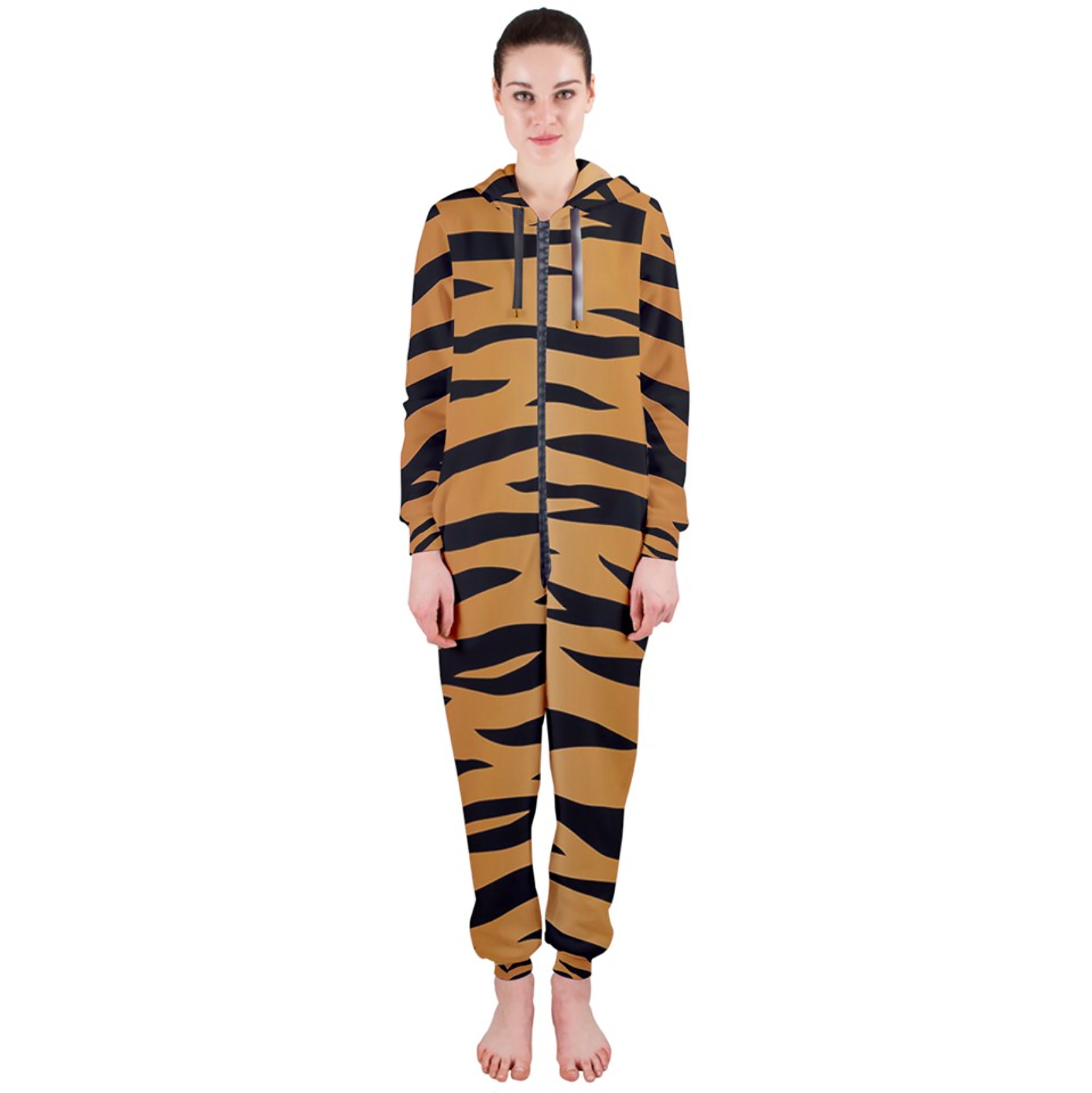 Tiger Onesie, Tiger Jumpsuit for women, Tiger print, Feline, Animal print, Animal Lovers, Cat Lovers, loungewear, sleepwear