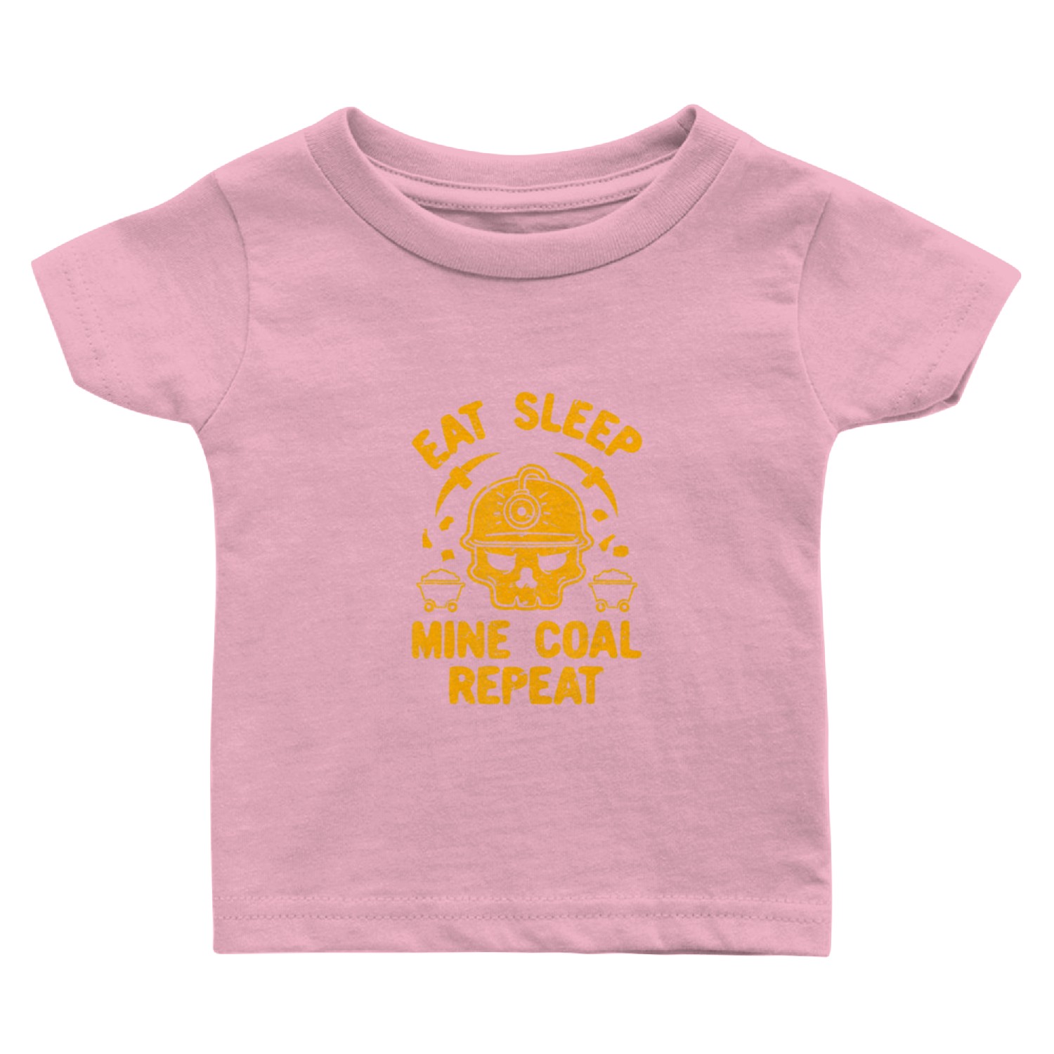 Coal Mining Worker Design For Coal Miner Eat Sleep Baby T Shirts