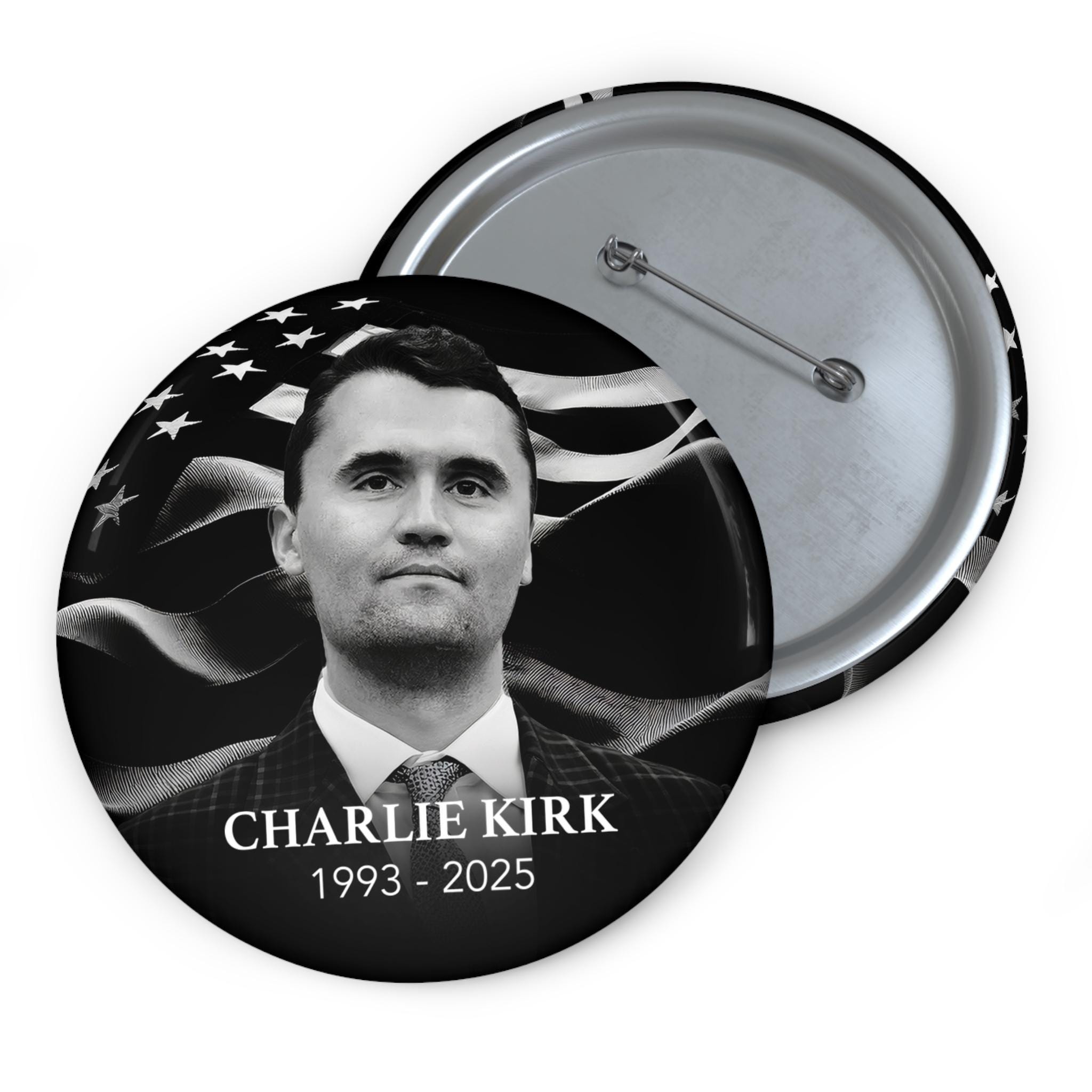 Charlie Kirk Pin Buttons