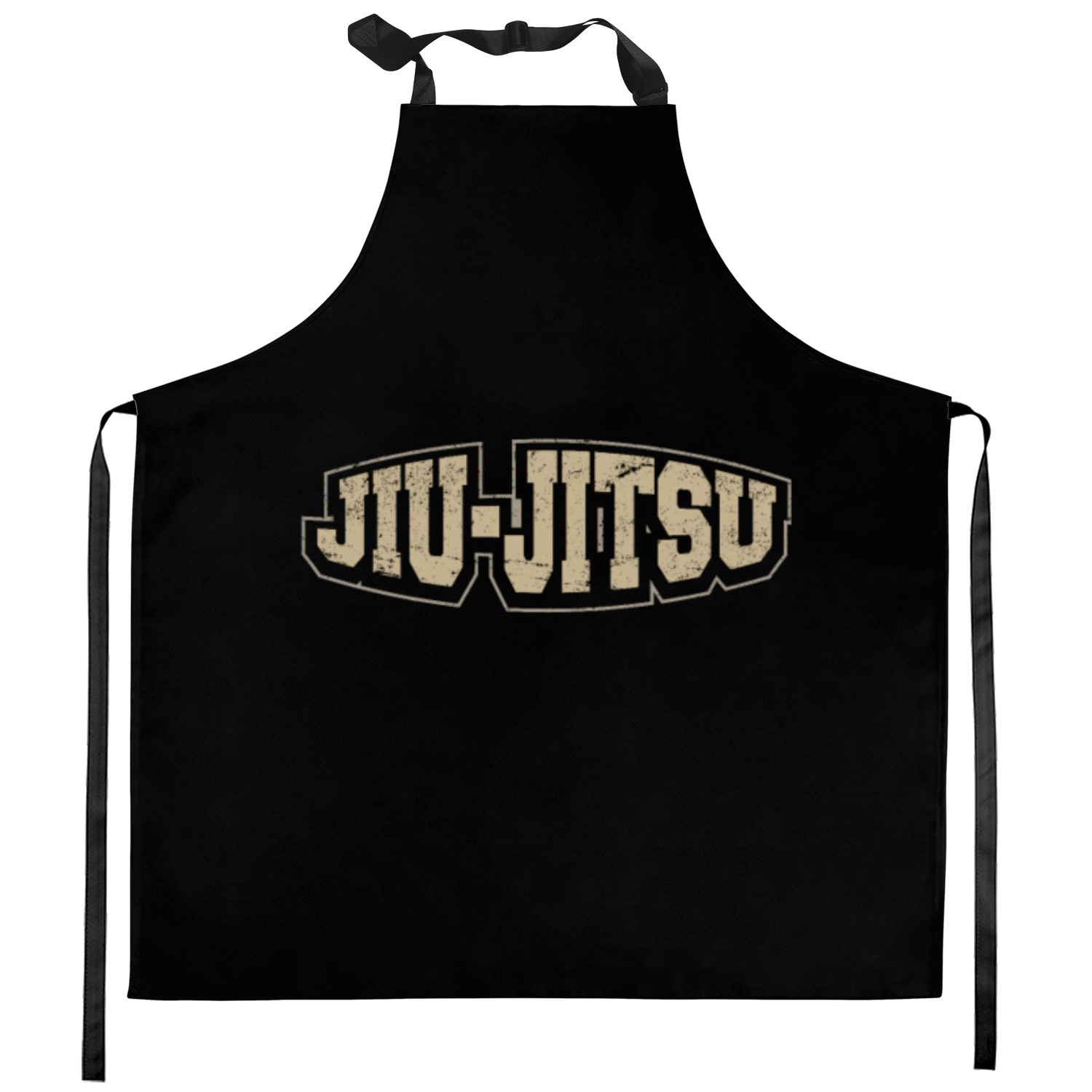 Distressed Look Jiu Jitsu Jiu-Jitsu Practitioners Kitchen Aprons