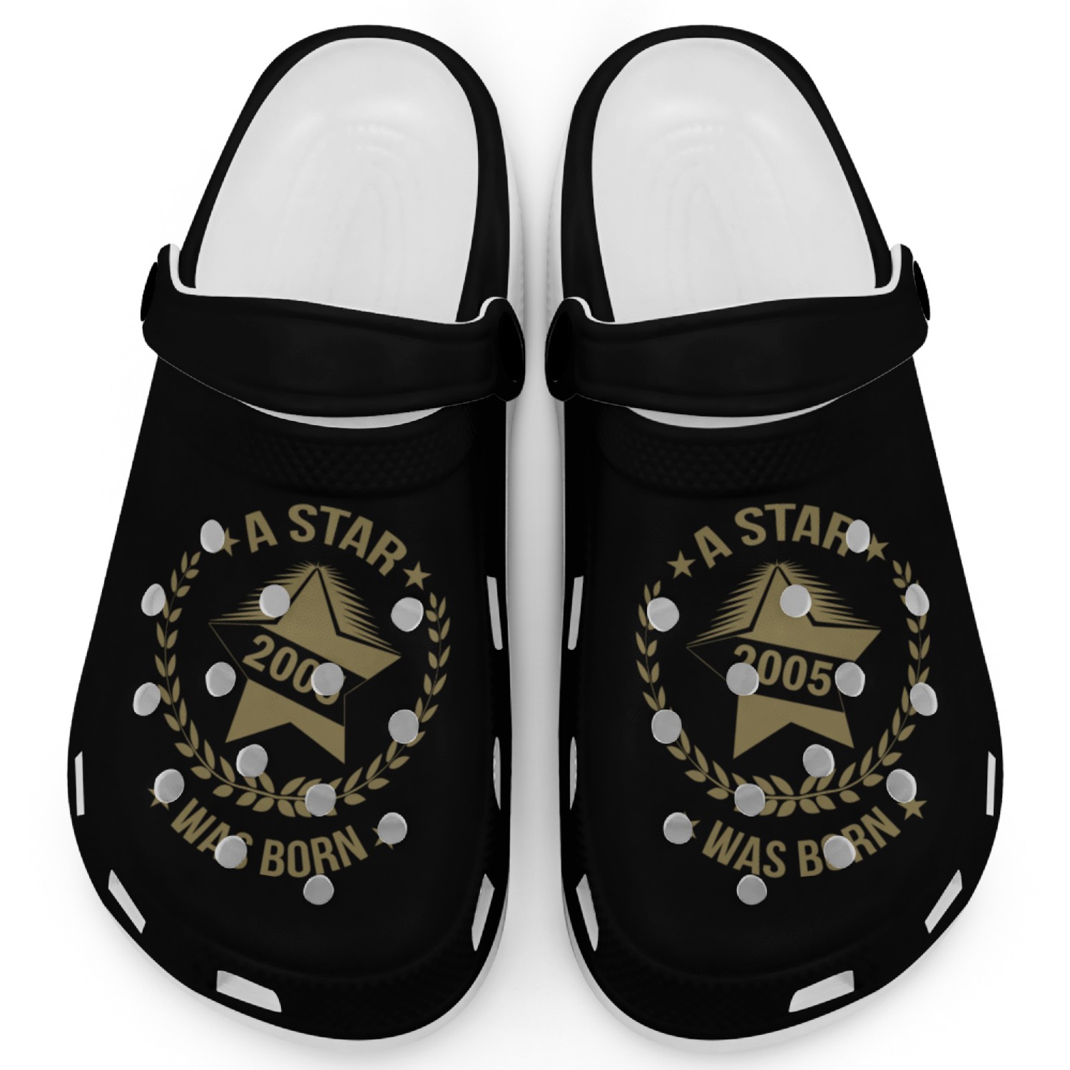 A star was born in 2005 birthday sayings Clogs