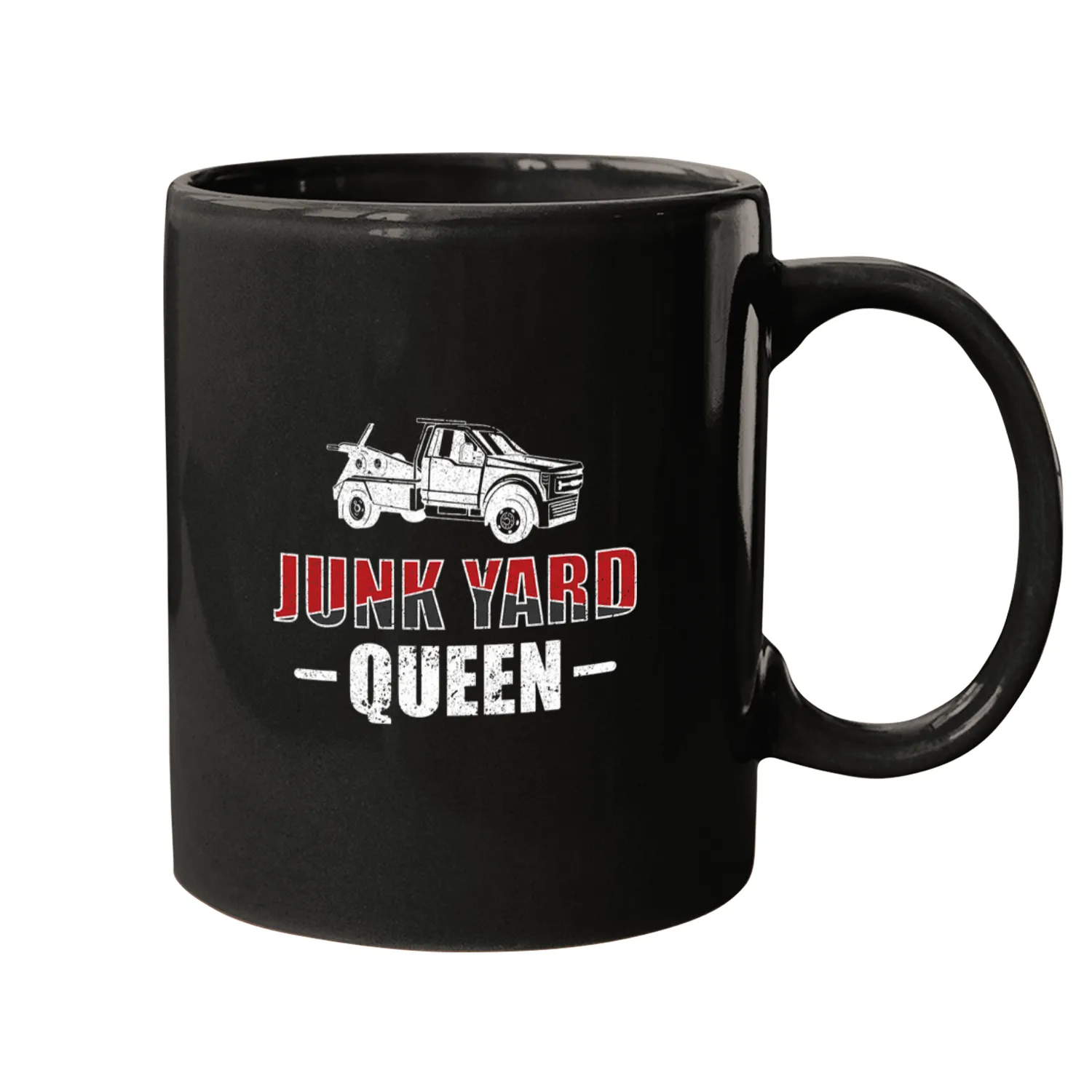 Junk Yard Queen Tow Trucker Breakdown Truck Mugs