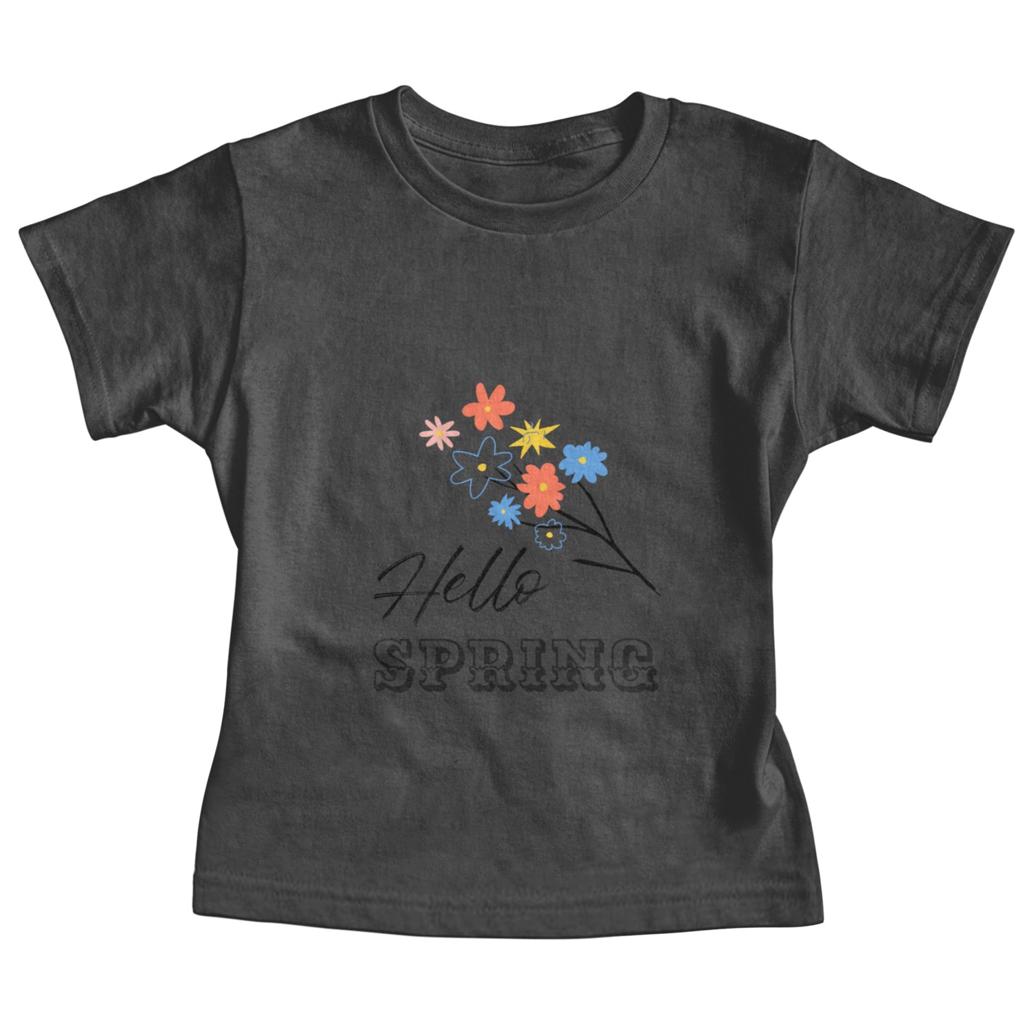 Hello Spring Flower Season Baby Tees