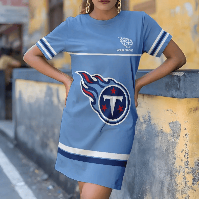 Tennessee Titans Football Jersey Dress, Gift For Women