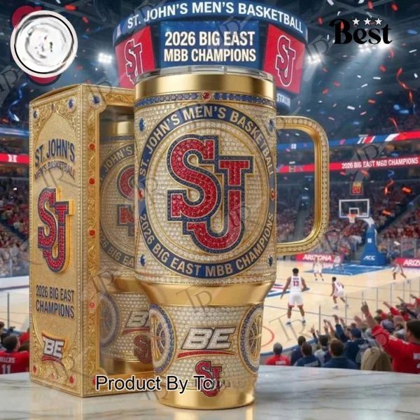 (No Box) St John’s Red Storm Champions 2026 Tumbler