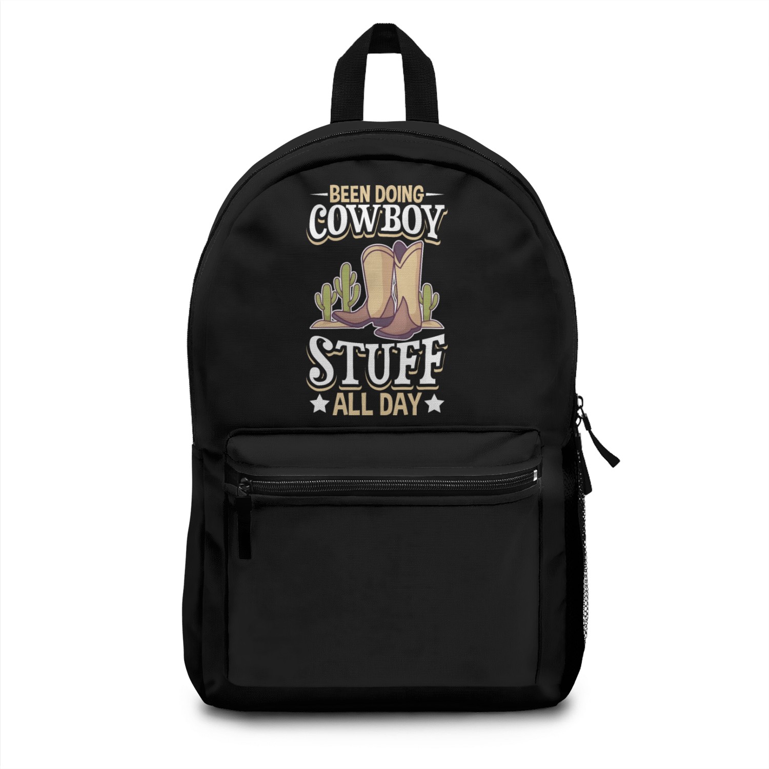 Cowboy Barn Bull Rider Rodeo Country Western Gift Backpacks