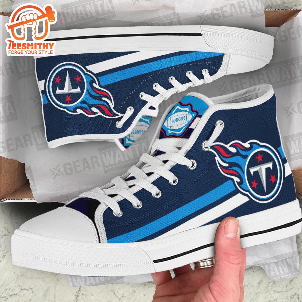 Tennessee Titans High Top Shoes