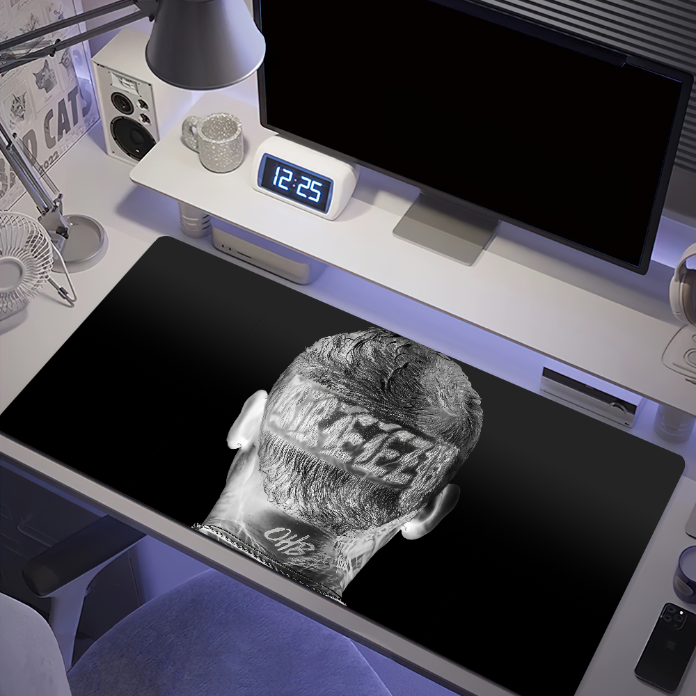 Chris Brown breezy singer Mouse Pad Anti-fray Home Custom Ergonomic Office Rubber Large Desk Mat Keyboard PC Non-slip