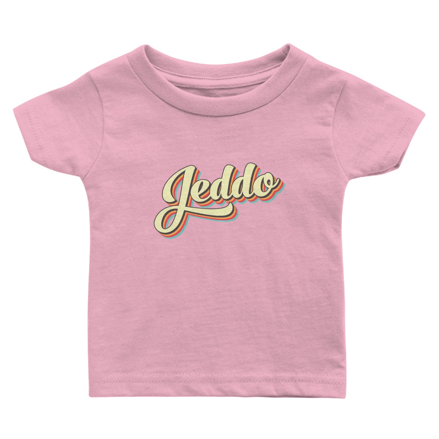 Jeddo Baseball Font Baby T Shirts