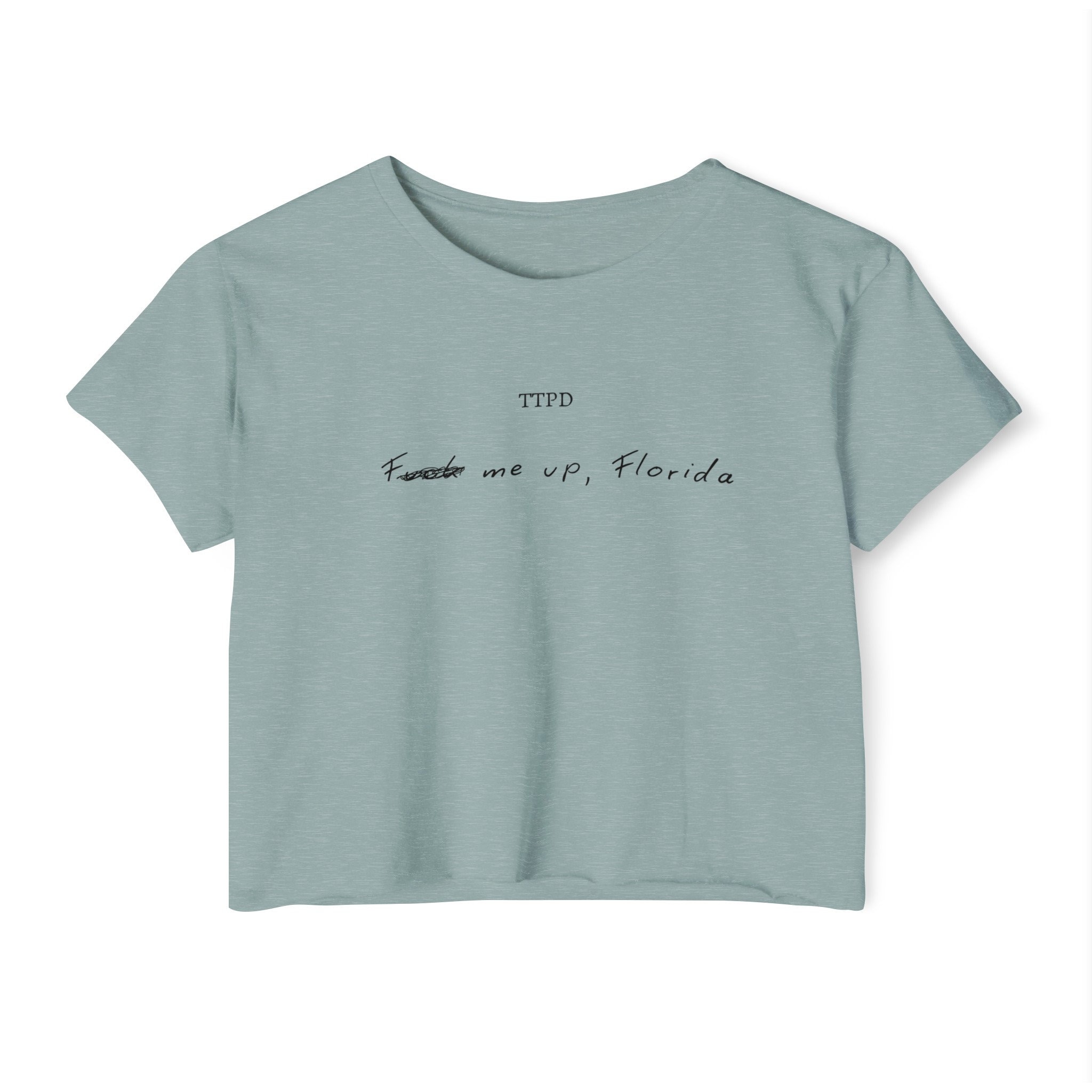 F me up florida crop top, TTPD crop top, the tortured poets department florida