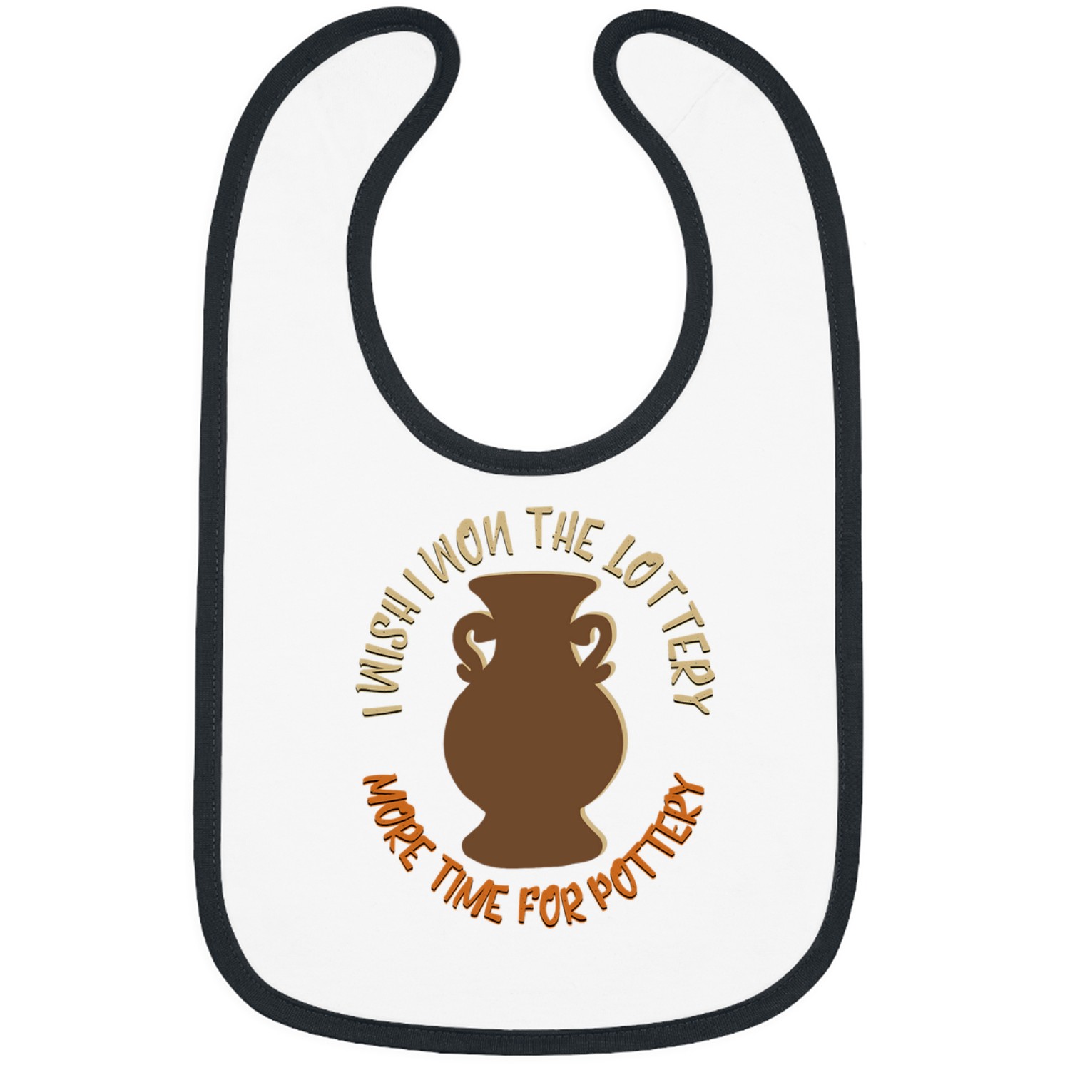 I Wish I Won Pottering Ceramic Artist Clay Pottery Maker Bibs