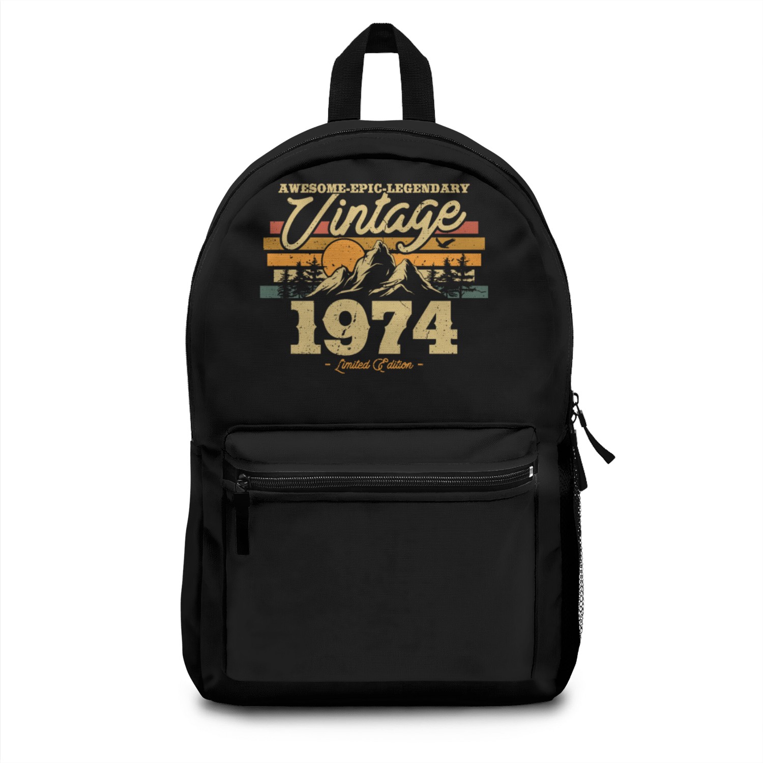 Vintage 1974 Birthday Gift Backpacks