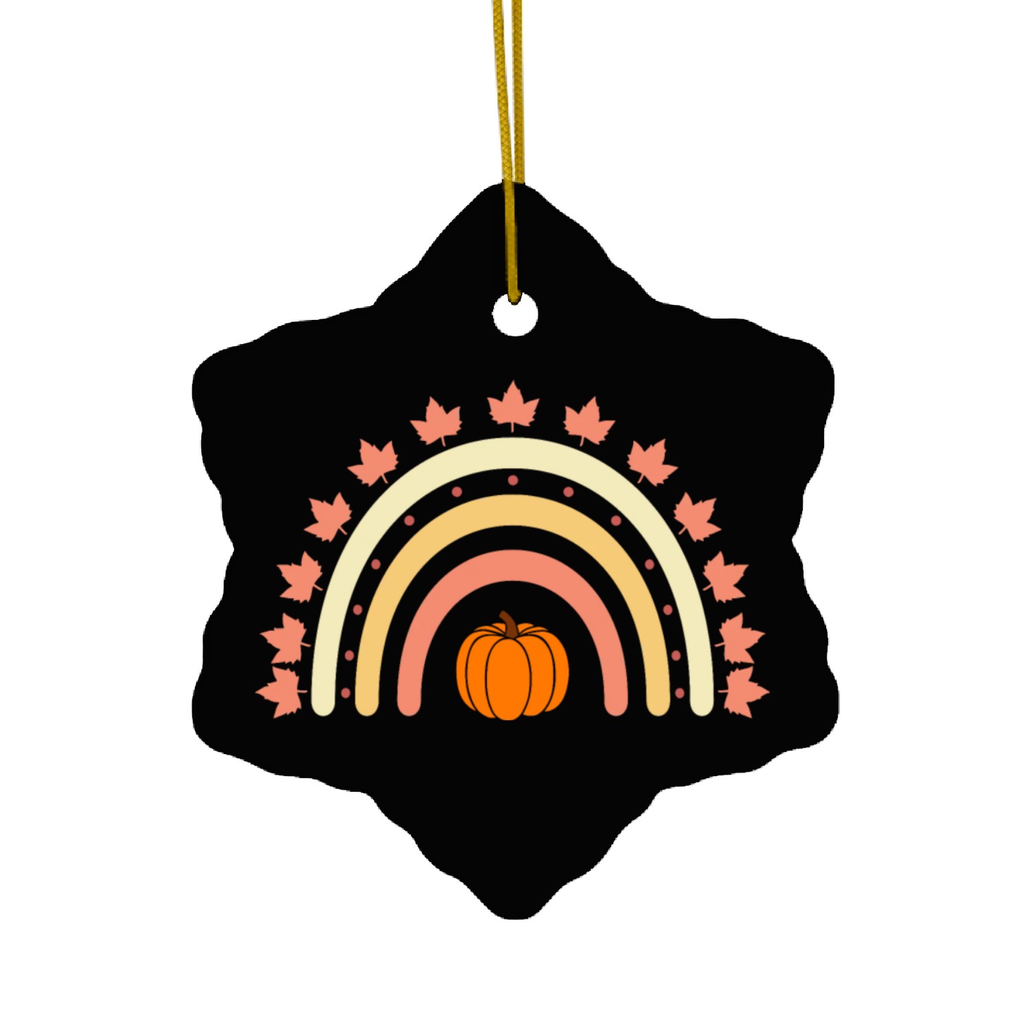Pumpkin Ceramic Ornaments