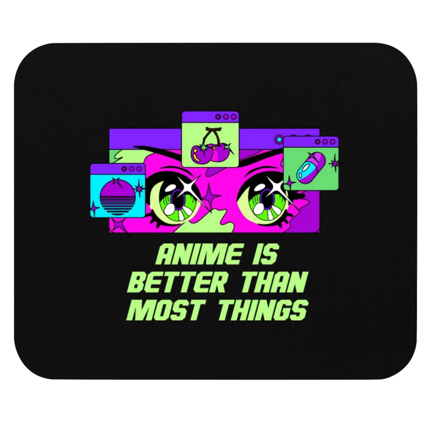 Anime Better Than Most Things Japanese Anime Lover Mouse Pads