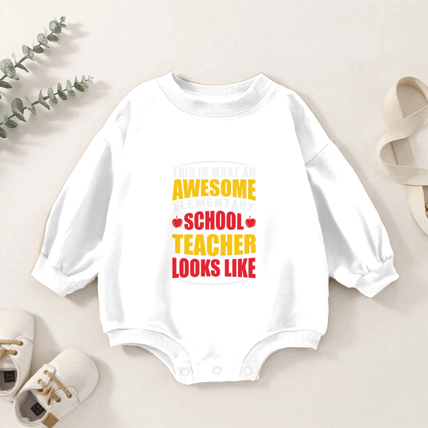Amzad Elementary School 43 Baby Romper Sweatshirts
