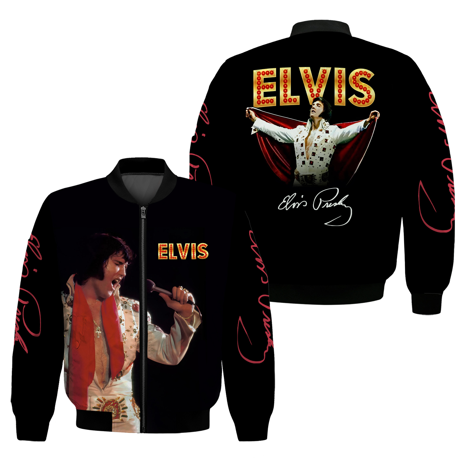 Elvis Presley 3D Bomber Jacket