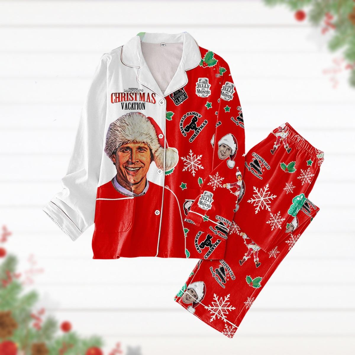 Clark Griswold Christmas Pajamas Set, National Lampoon's Christmas Vacation Holiday Pajamas, Griswold Family Pyjamas, Griswold Pjs