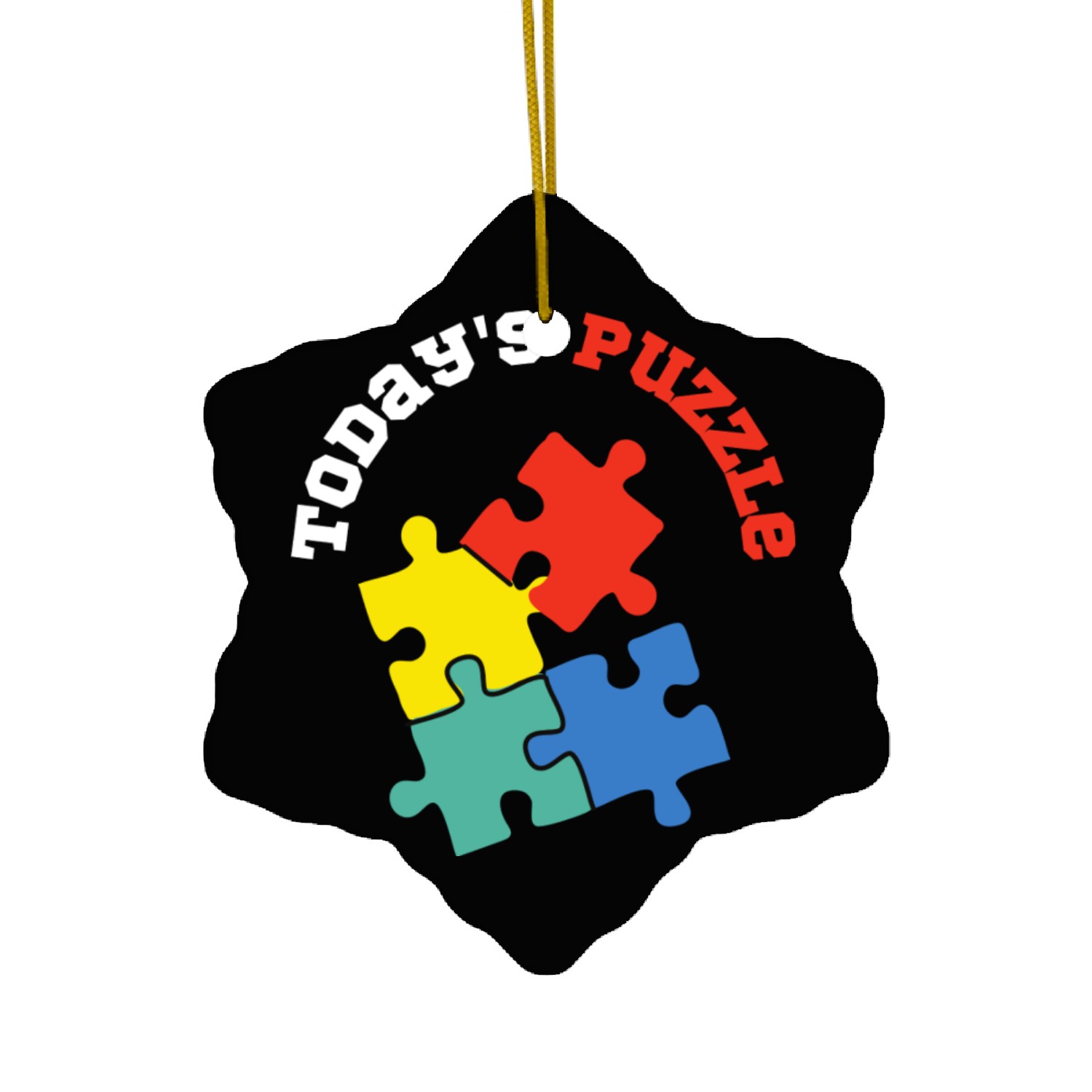 Today s puzzle Ceramic Ornaments