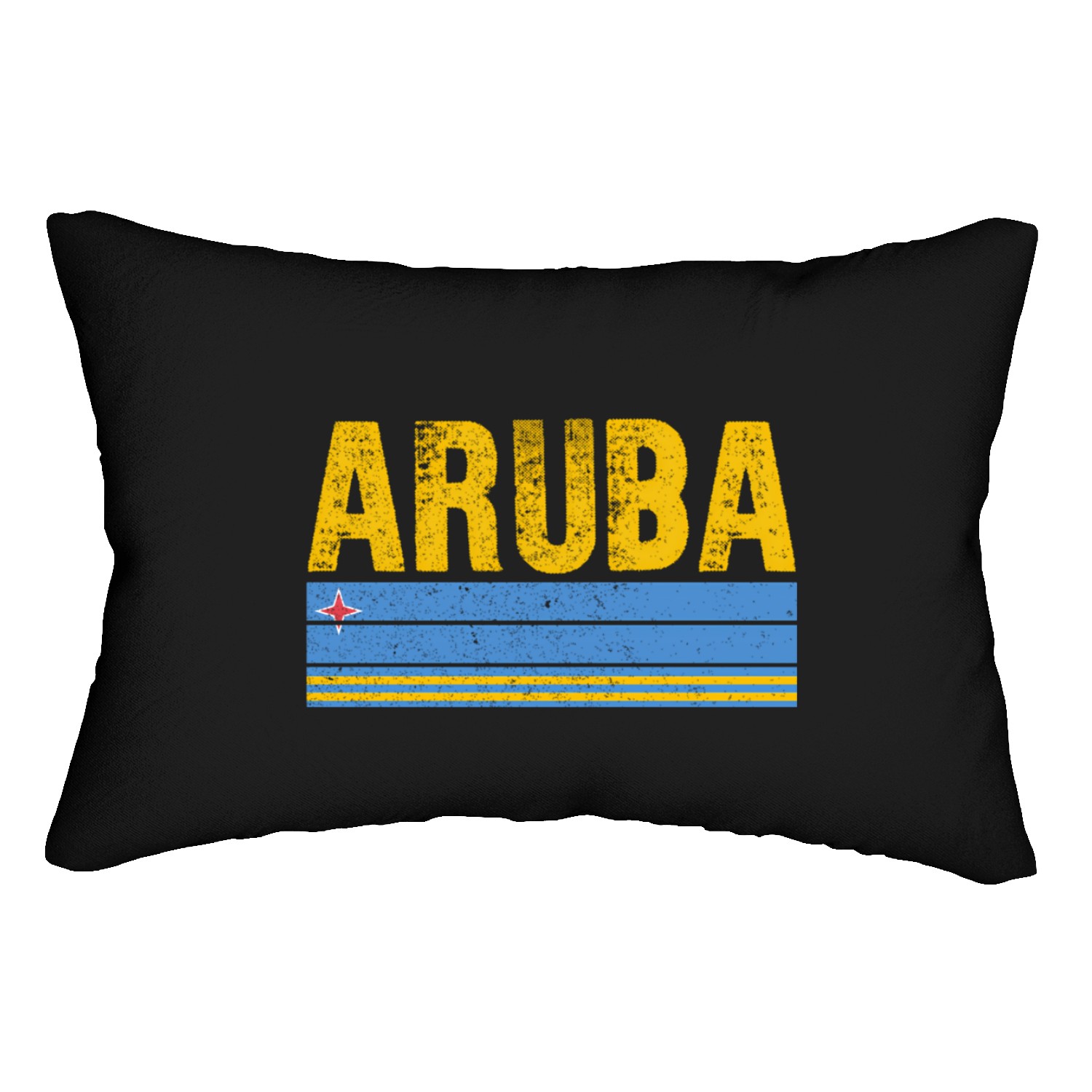 Aruba Flag The Arubass Lumbar Pillows