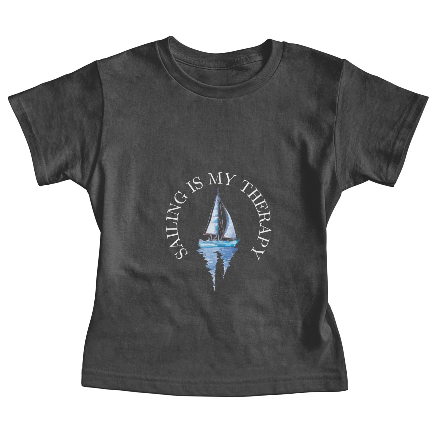 Sailing is my therapy - watercolor Baby Tees