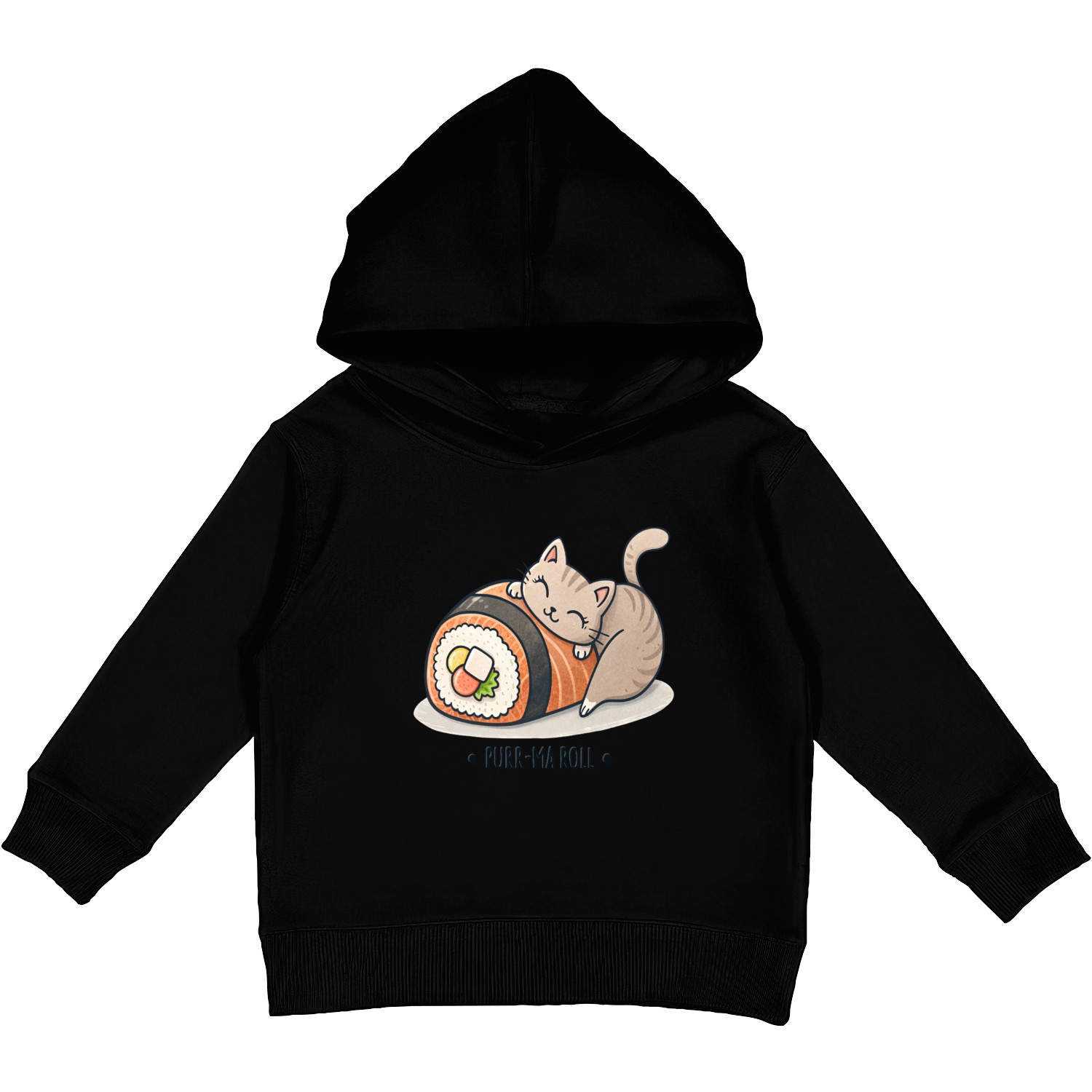 Purr-ma Roll Perfection Kids Pullover Hoodies