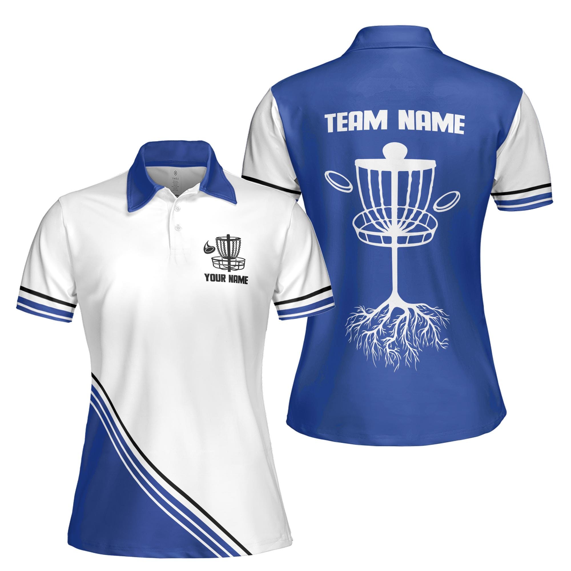 Customized Let's Play Disc Golf Women's Polo Shirt
