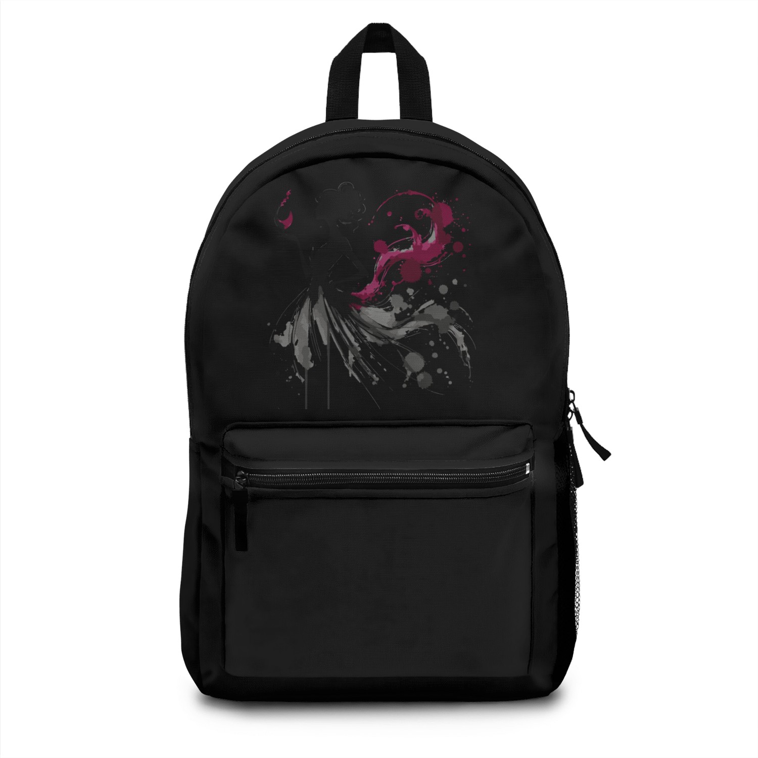 Elegant Wine Lover Silhouette Art Backpacks