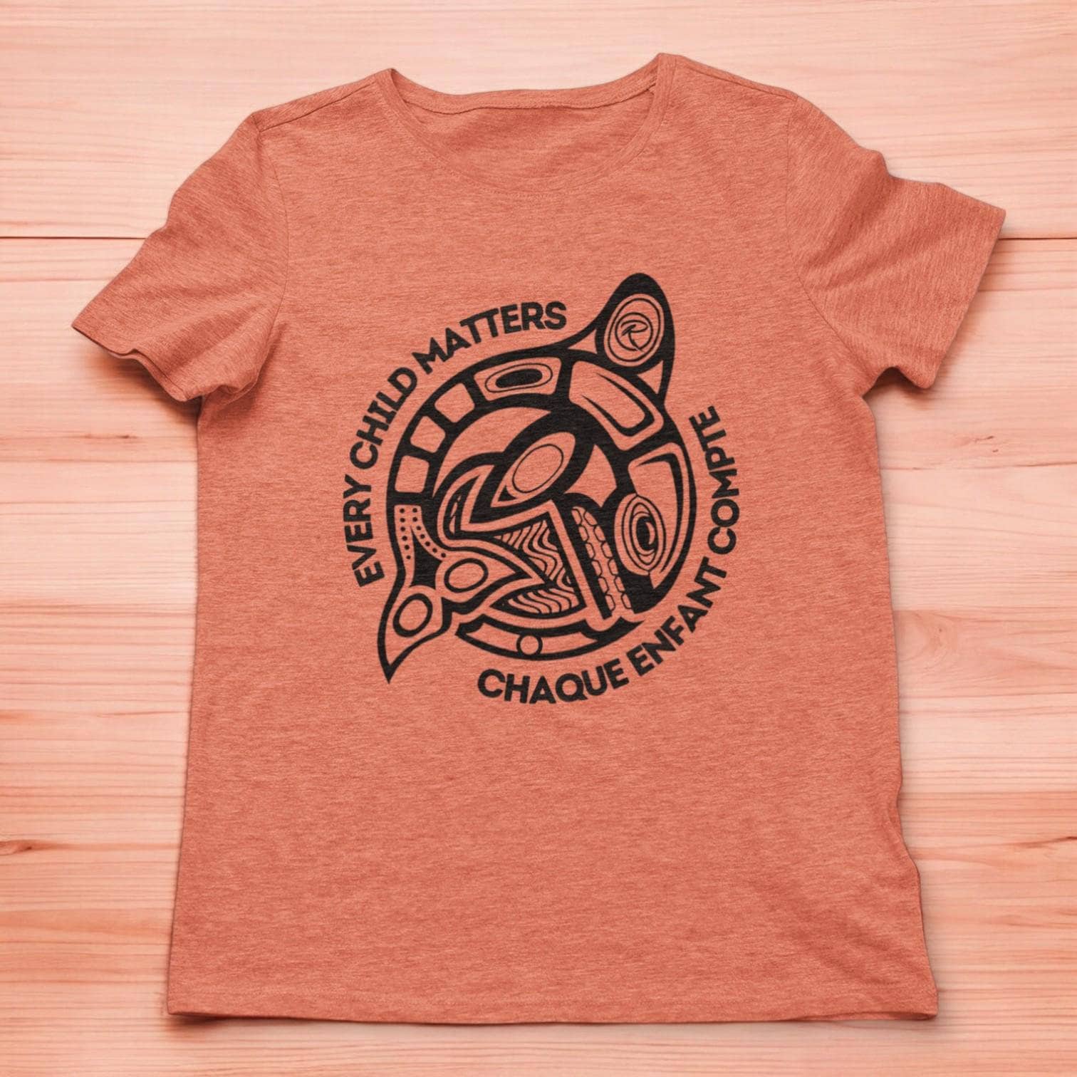 Every Child Matters Orca T-shirt | Indigenous Owned Shop | Proceeds Donated | Orange shirt day tshirt