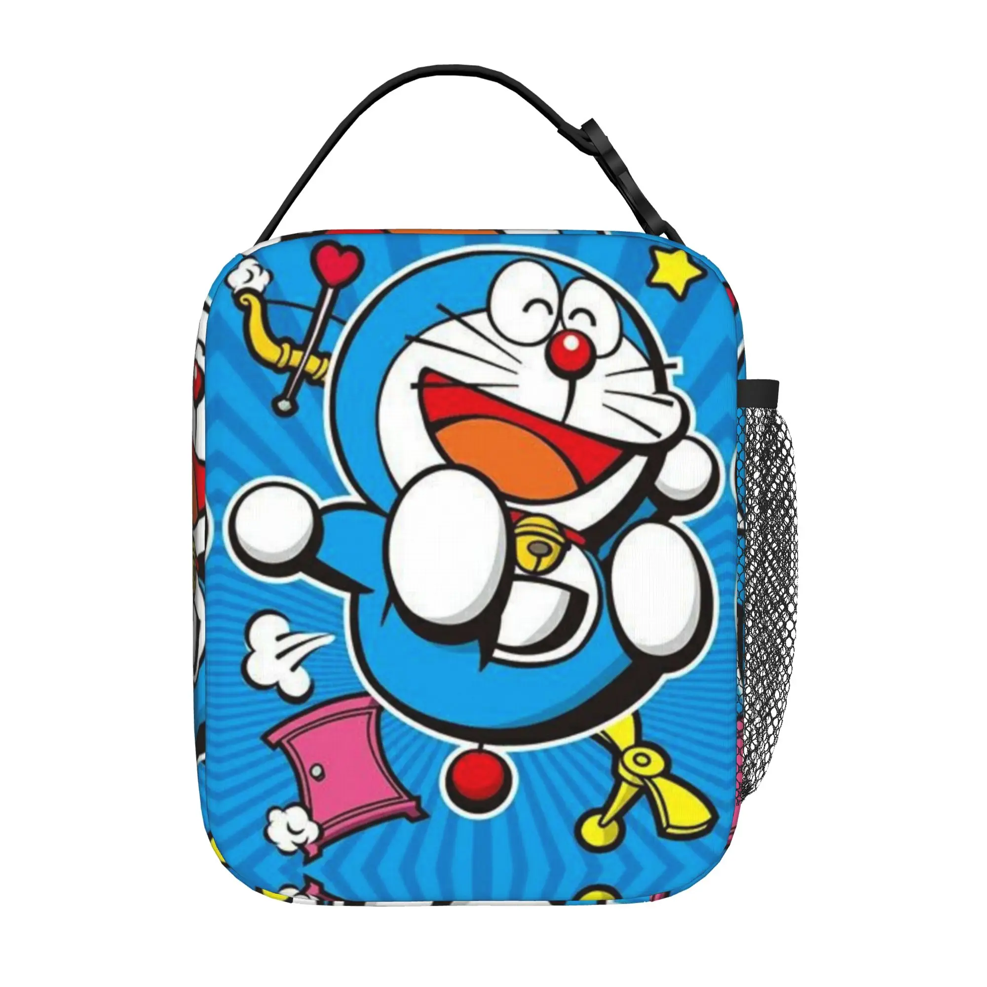Back to school season Doraemon Snack Bag Blue Friend Large Capacity Good Quality Portable Food Organizer Lunch Bag
