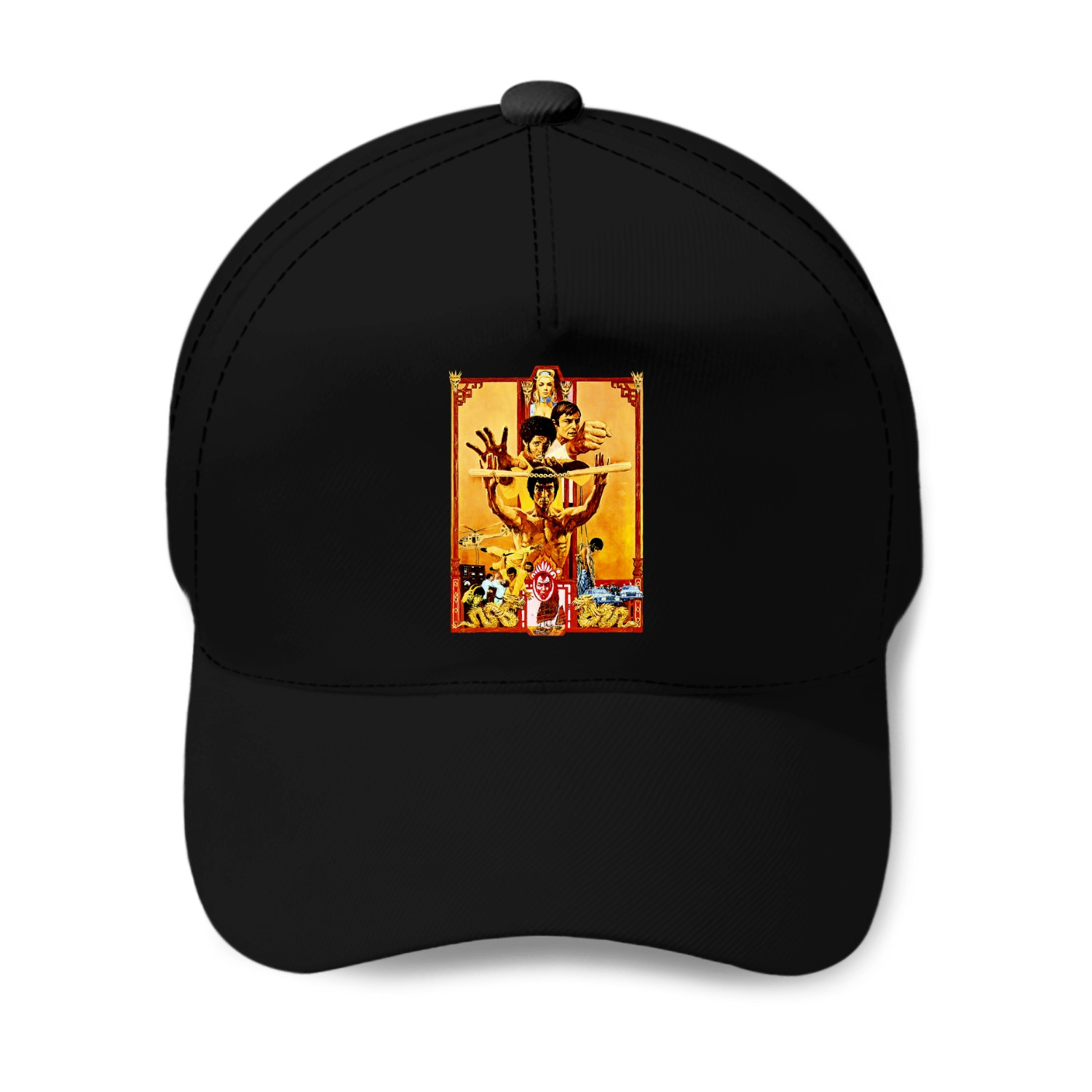 Bruce Lee - Enter The Dragon Baseball Caps