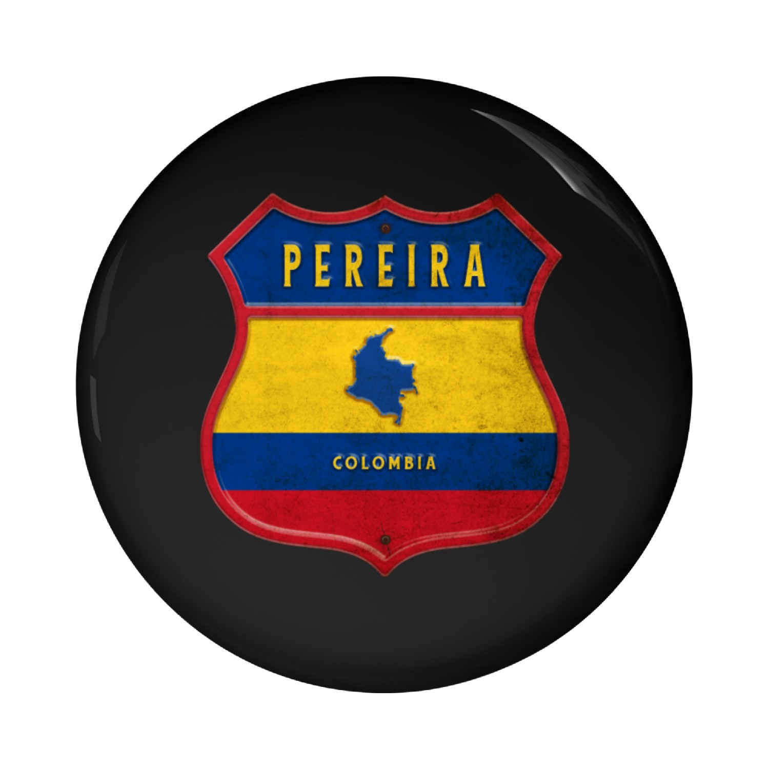 Pereira Colombia coat of arms design Pin Buttons