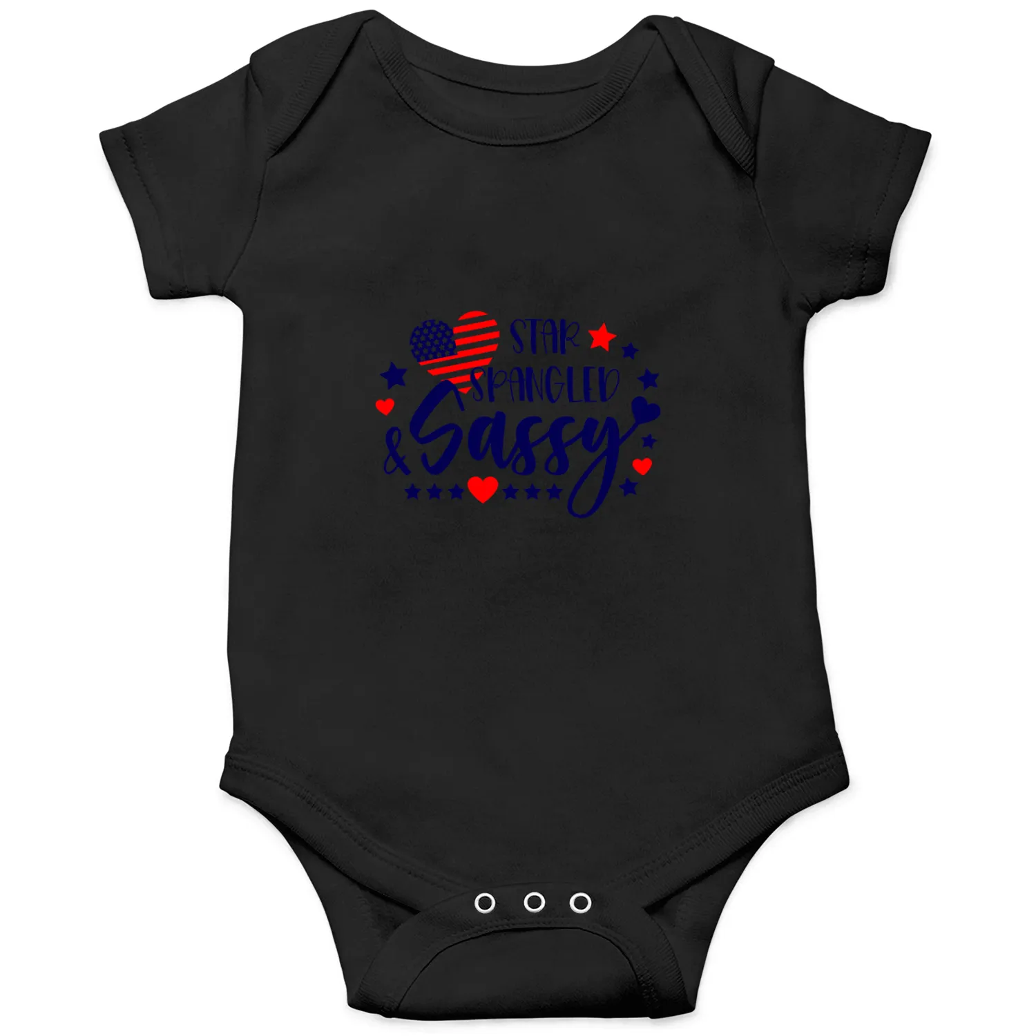 Star Spangled and Sassy Onesies