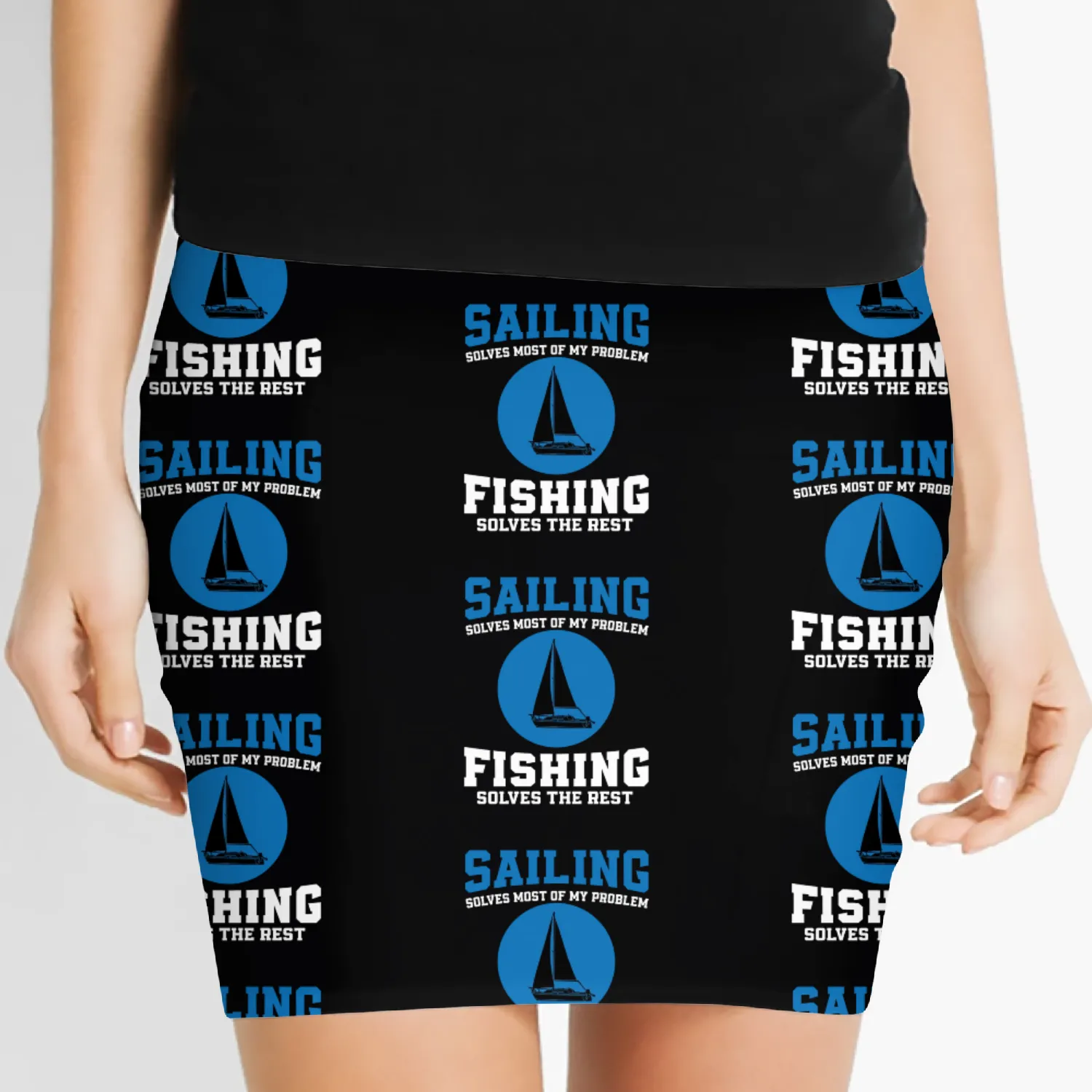 Great Sailing And Fishing Women's Mini Skirts