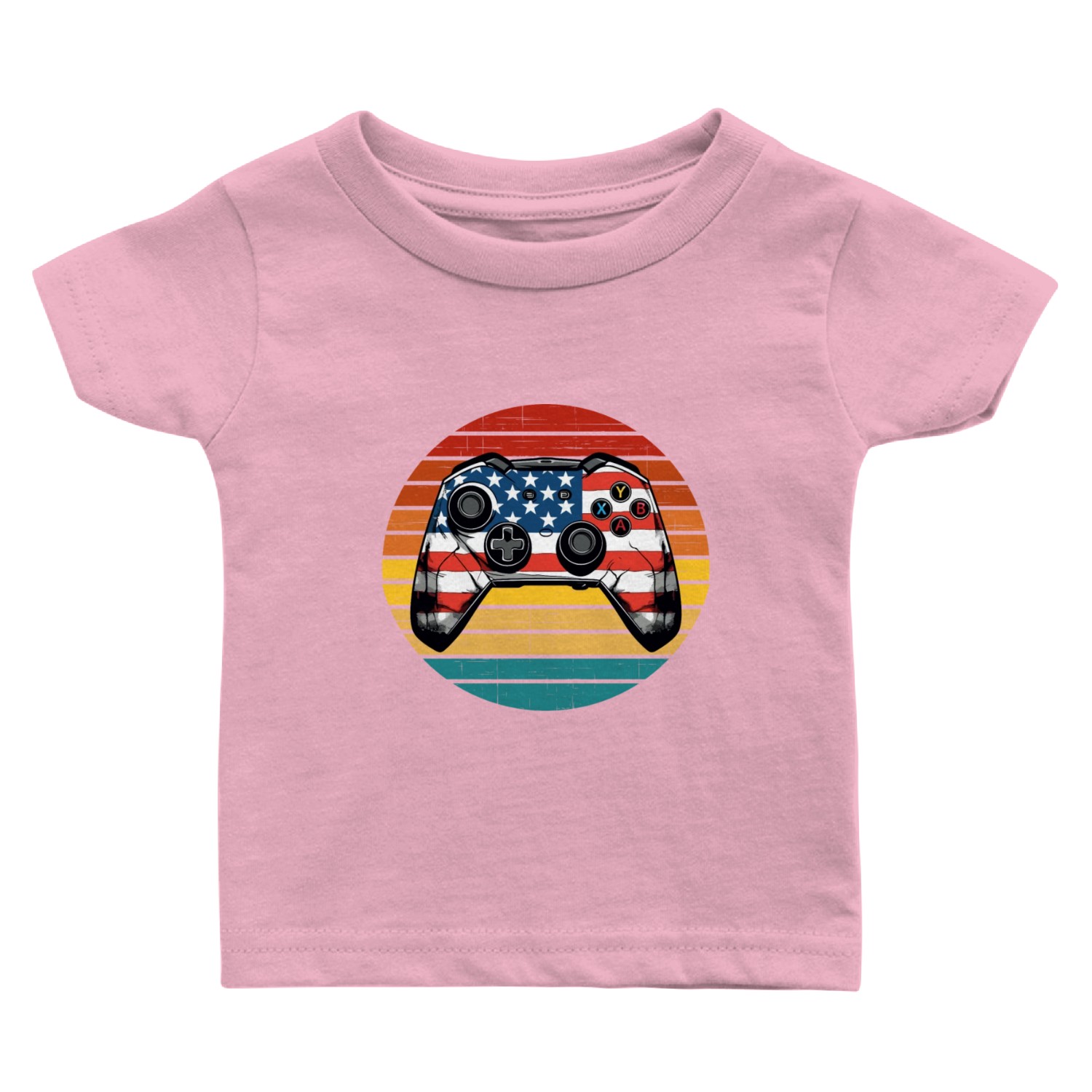 Sunset Video Game Baby T Shirts