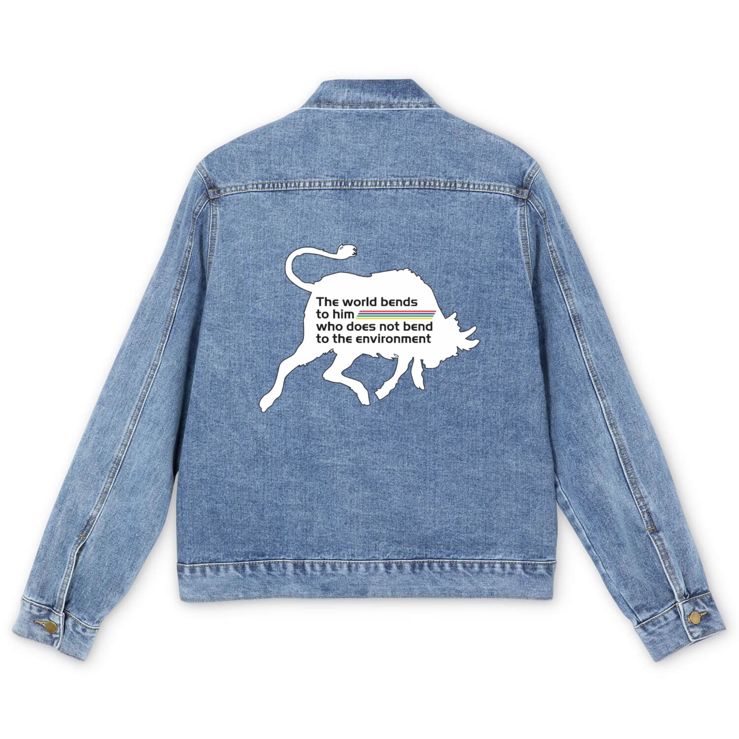 Chivalrous bull Men's Denim Jackets