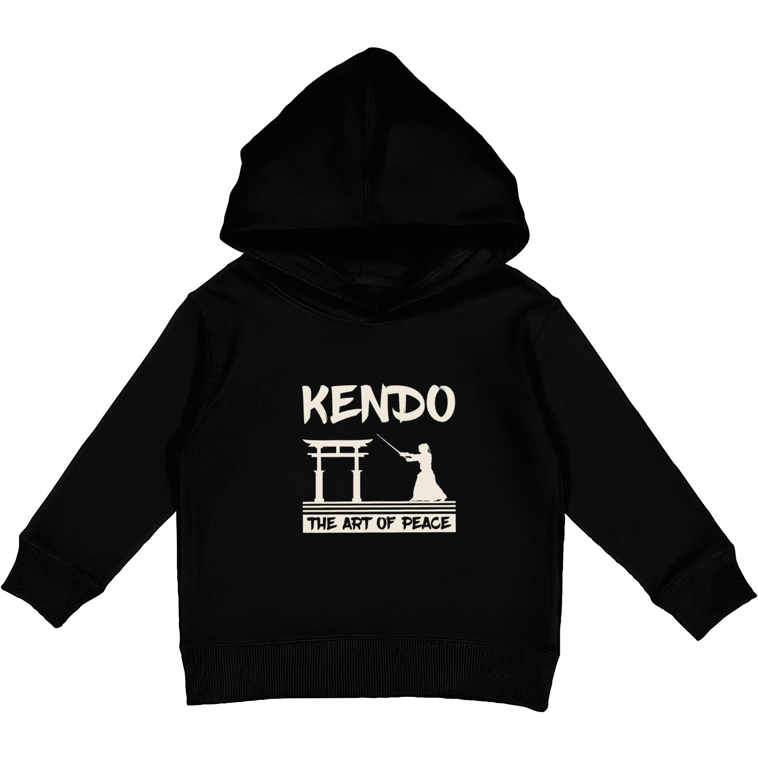 Kendo The Art Of Peace Kenjutsu Japan Japanese MMA Kids Pullover Hoodies