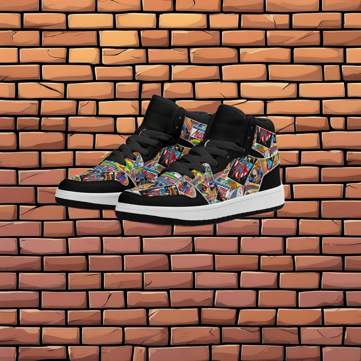 Super Hero High-top Sneakers